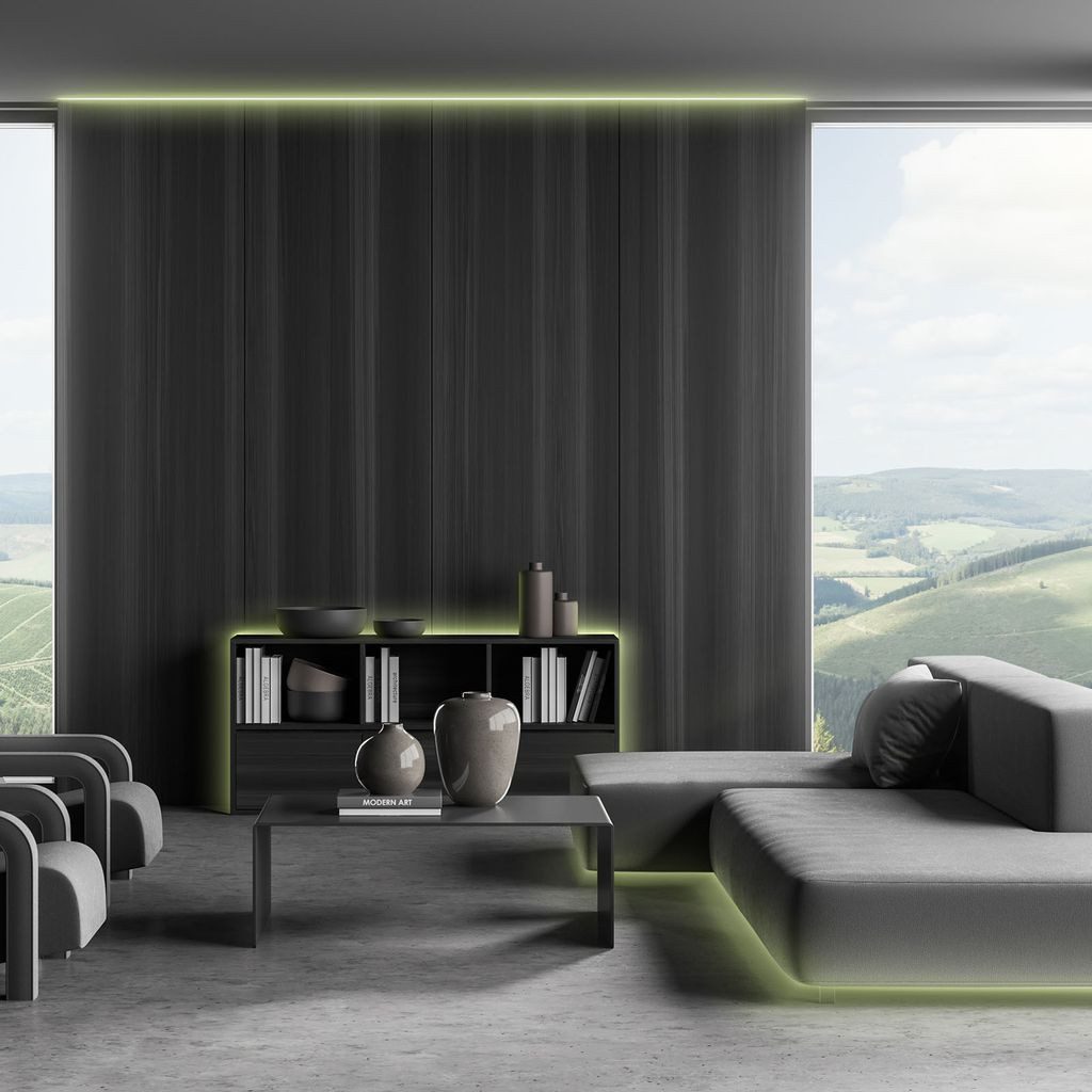 Briloner Leuchten LED-Streifen 2035-150, 150-flammig, 5m, RGB, in Stufen dimmbar, einmalig kürzbar, mit Fernbedienung, IP44