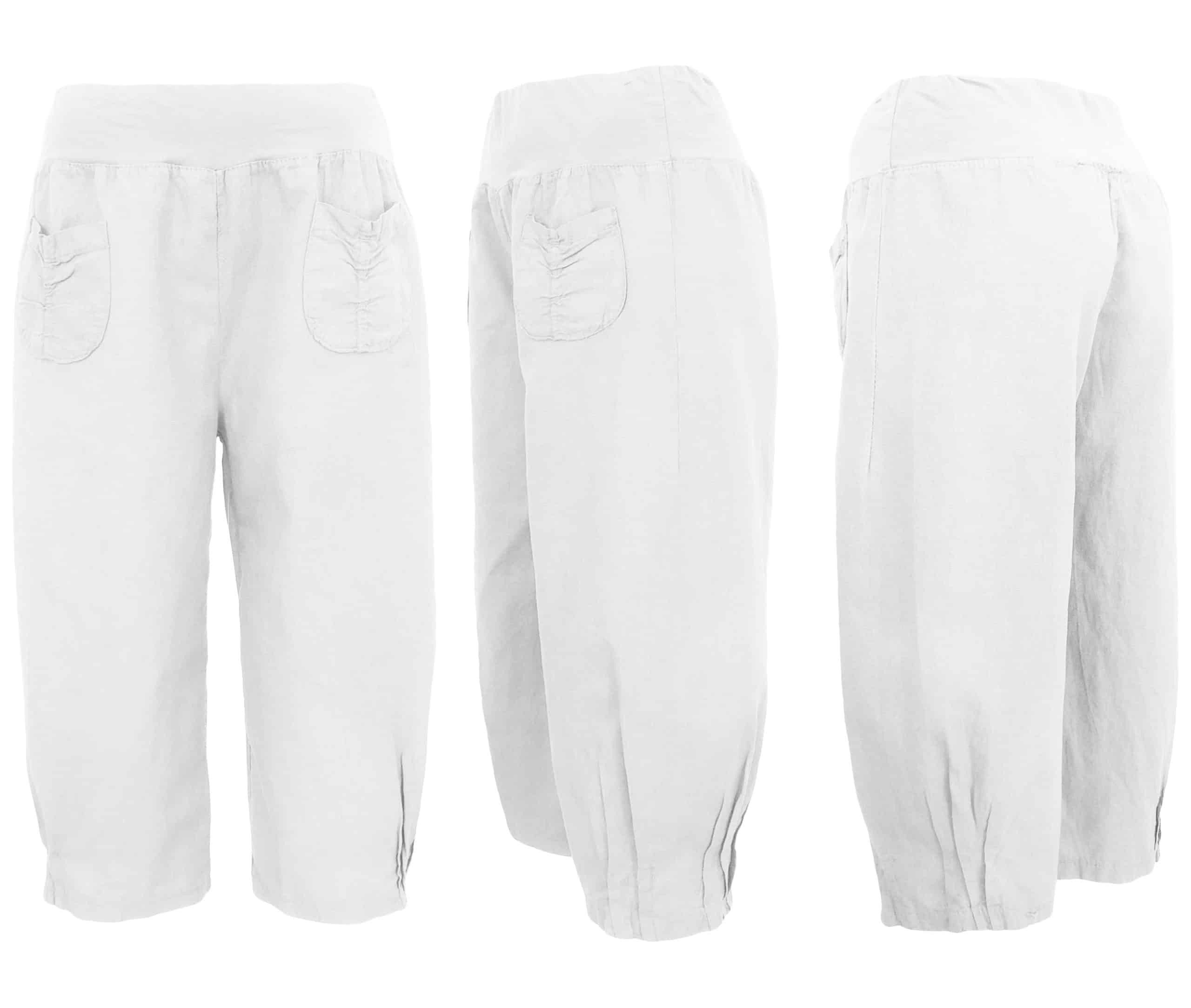 OriginalYou Leinenhose Leinenhose Damen kurze Sommerhose Leinen Bermuda luf günstig online kaufen