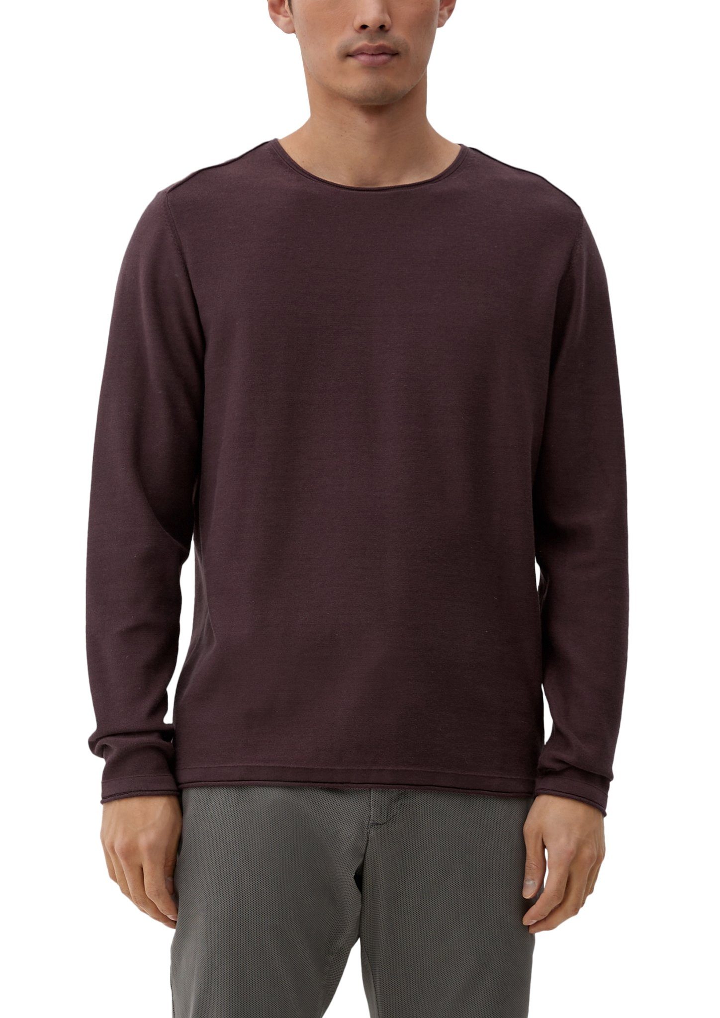 s.Oliver Strickpullover weinrot