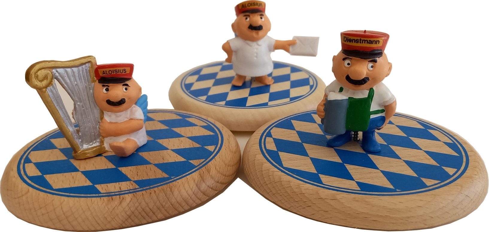 Elina Email Schilder Insektenabwehrgerät Aloisius Ein Münchner im Himmel Bierglasdeckel, 3-tlg.