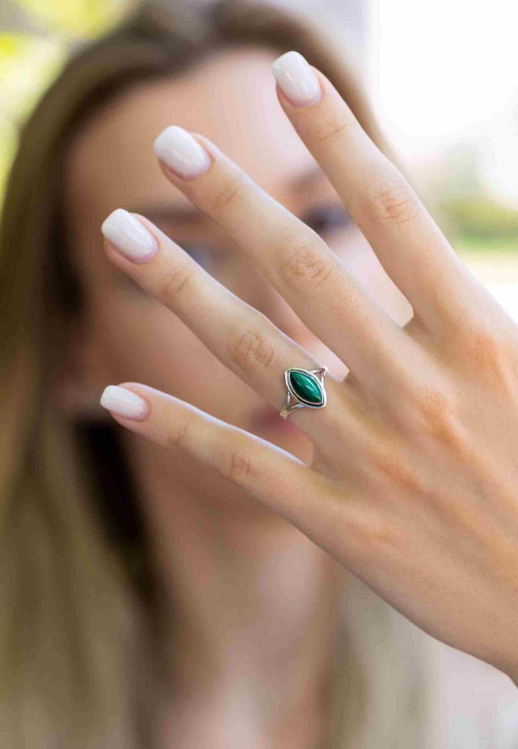 mantraroma Silberring SARALA Ellipse aus 925 günstig online kaufen