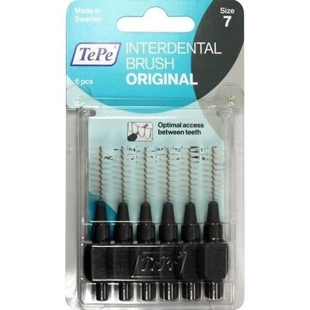 TePe Interdentalbürsten TEPE Interdentalbürste 1,3mm grau 6St