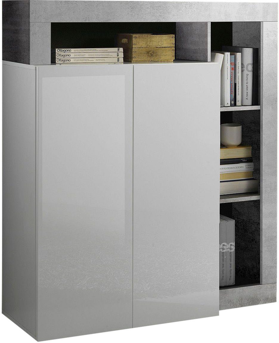 Home affaire Mehrzweckschrank Hamburg, Breite 108 cm Höhe 126 cm