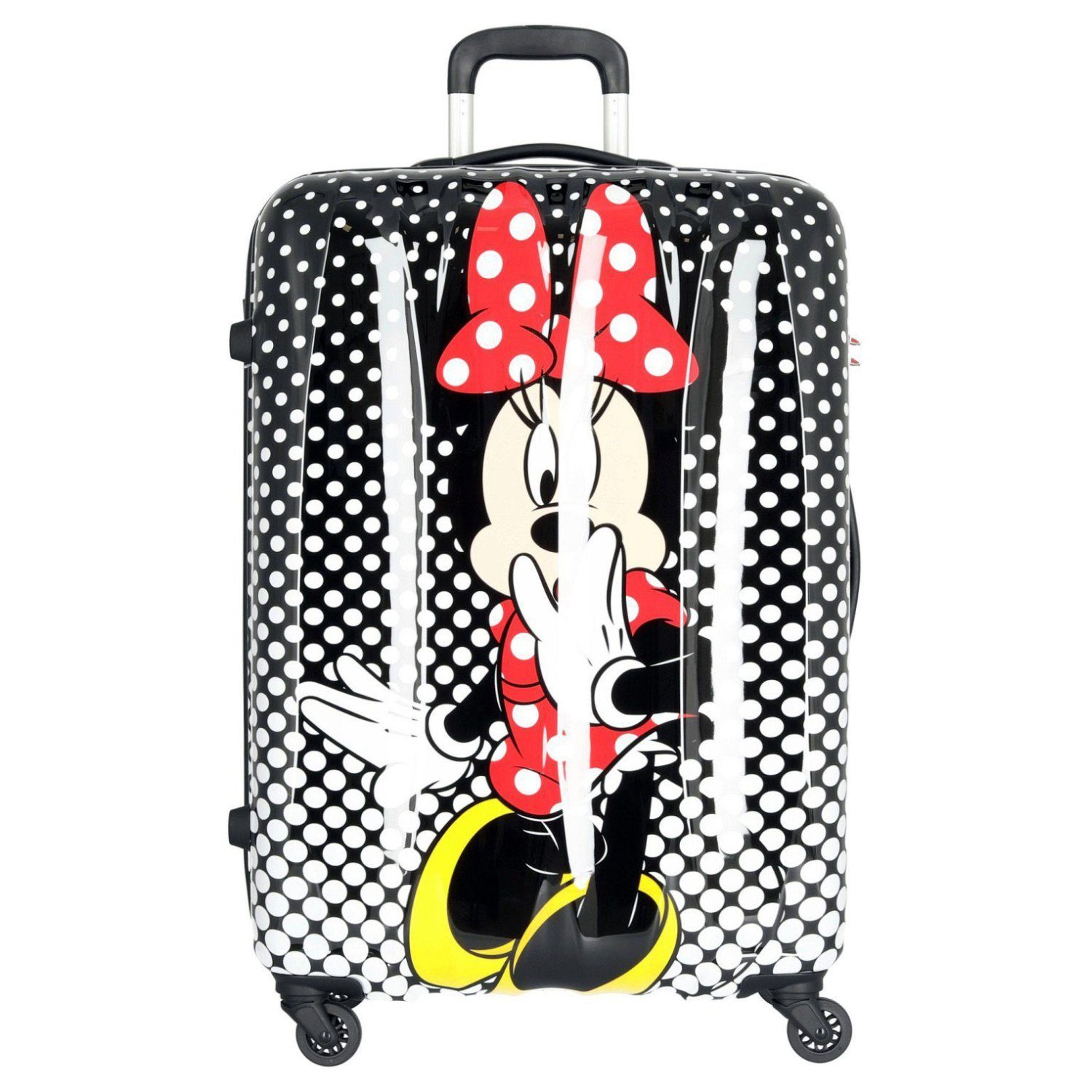 American Tourister® Trolley Disney Alfatwist 2.0 - 4-Rollen-Trolley L 75/28, 4 Rollen Minnie Mouse Polka Dot