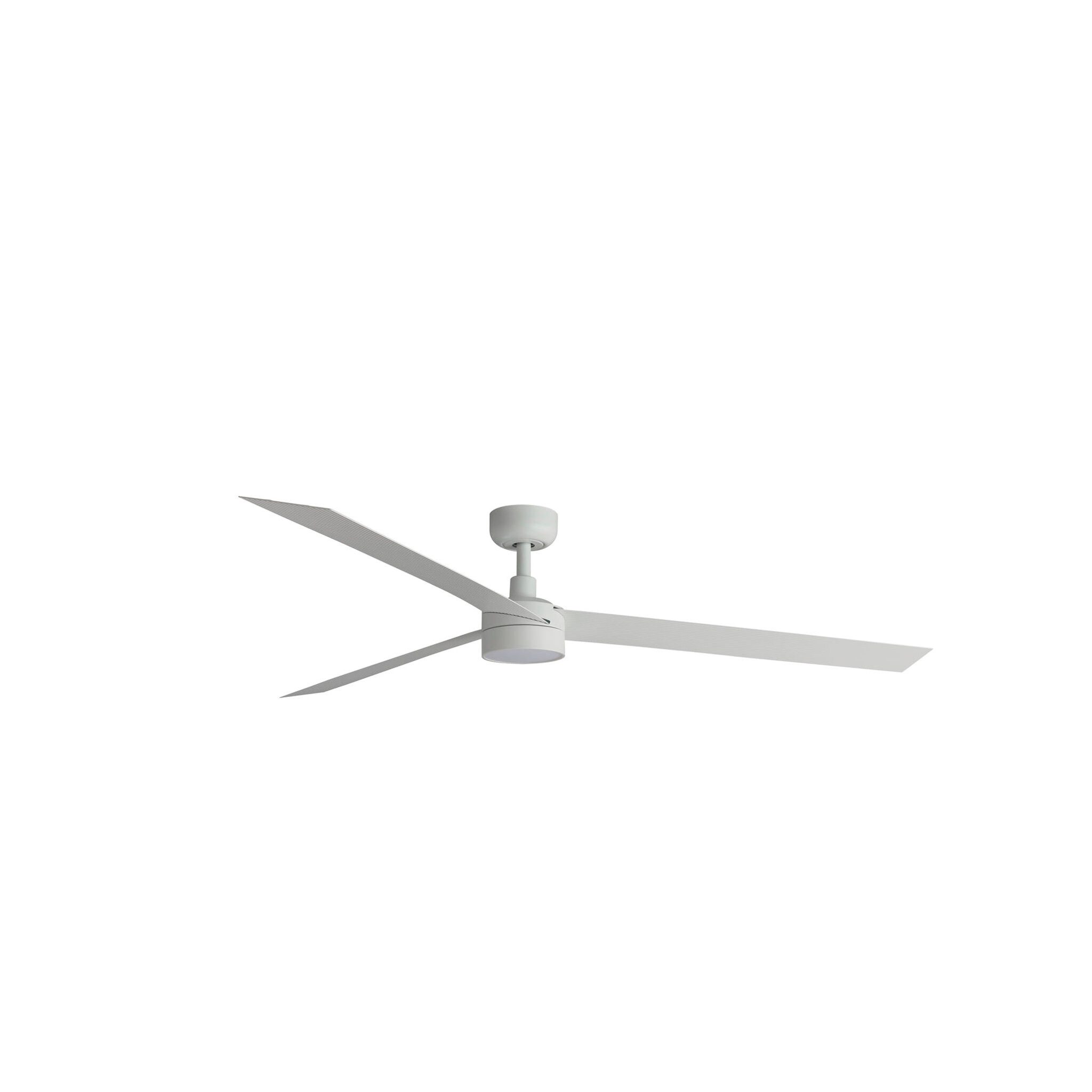 FARO Barcelona Deckenventilator DC Deckenventilator Cruiser XL Weiß mit LED & Ferbedienung, Timer