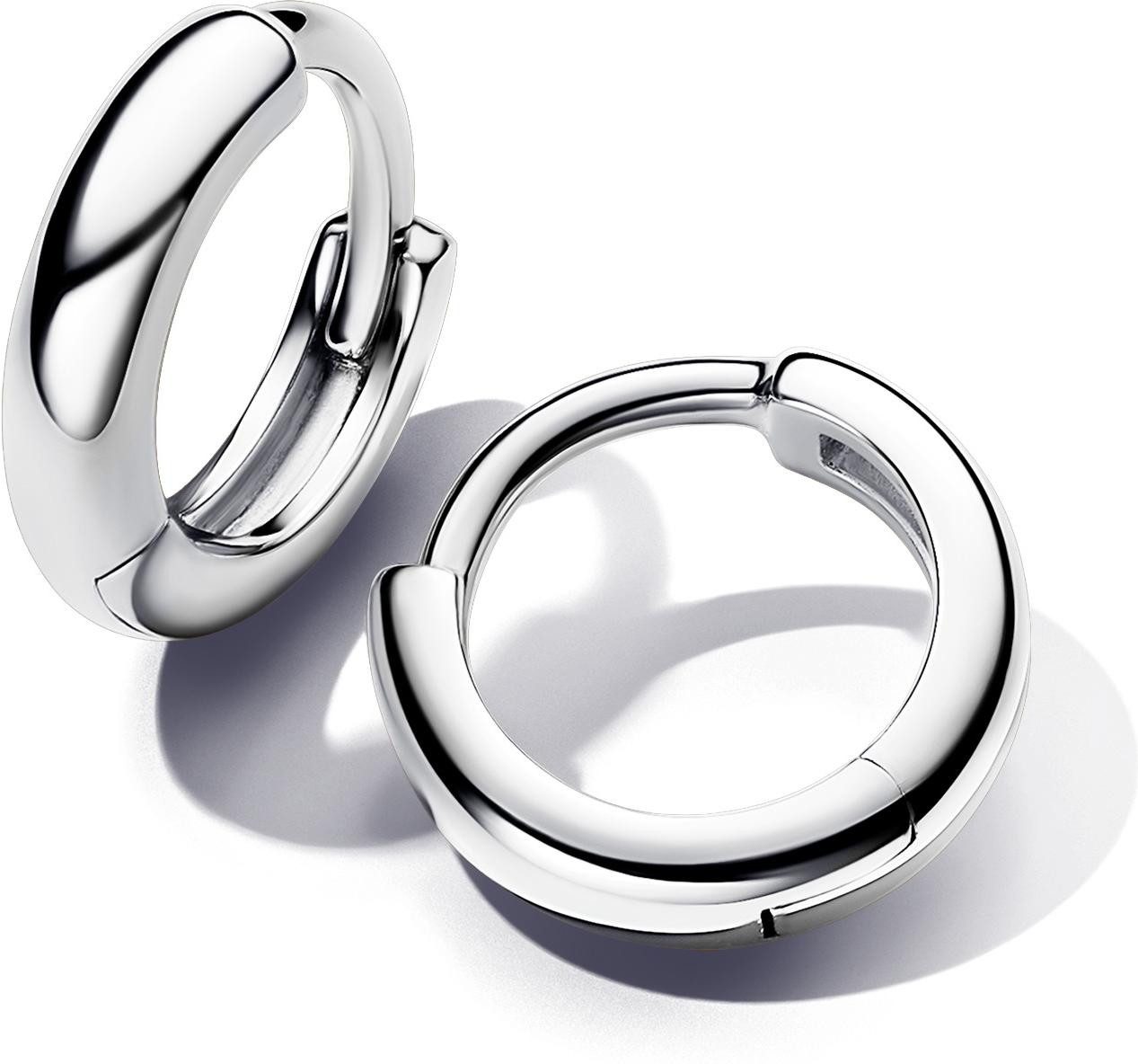 Pandora Ohrring-Set Pandora Runde Huggie-Kreolen-Ohrringe 293286C00 Ohrringe