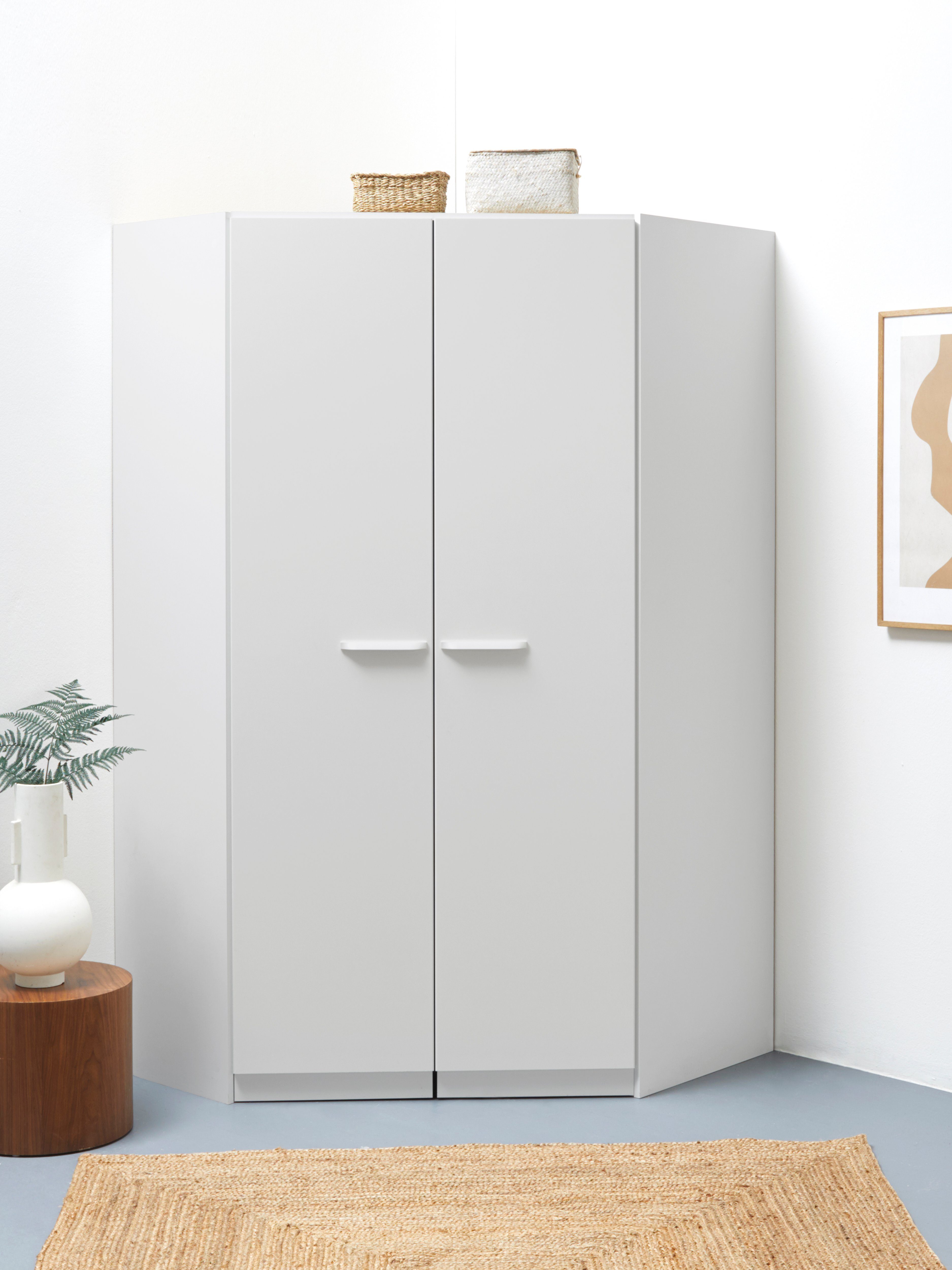 rauch Eckschrank Kleiderschrank Schrank Garderobe Wäscheschrank VANDOR voll ausgestattet, viel Stauraum, MADE IN GERMANY