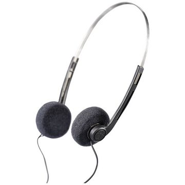 Hama Hama Slight Computer On Ear Kopfhörer kabelgebunden Stereo Schwarz/Si Kopfhörer