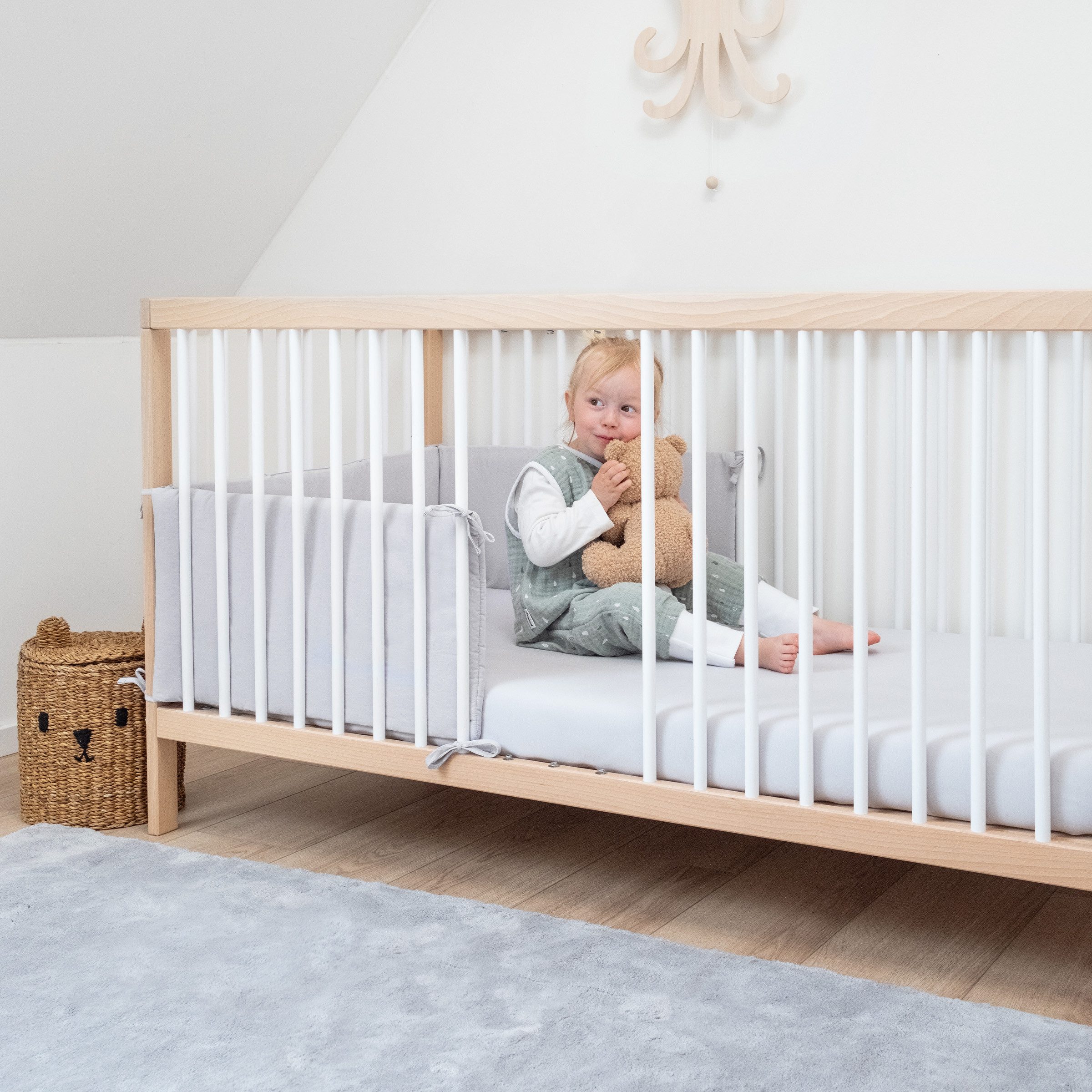 Ehrenkind Bettumrandung Bettumrandung Babybett aus Bio-Baumwolle, günstig online kaufen