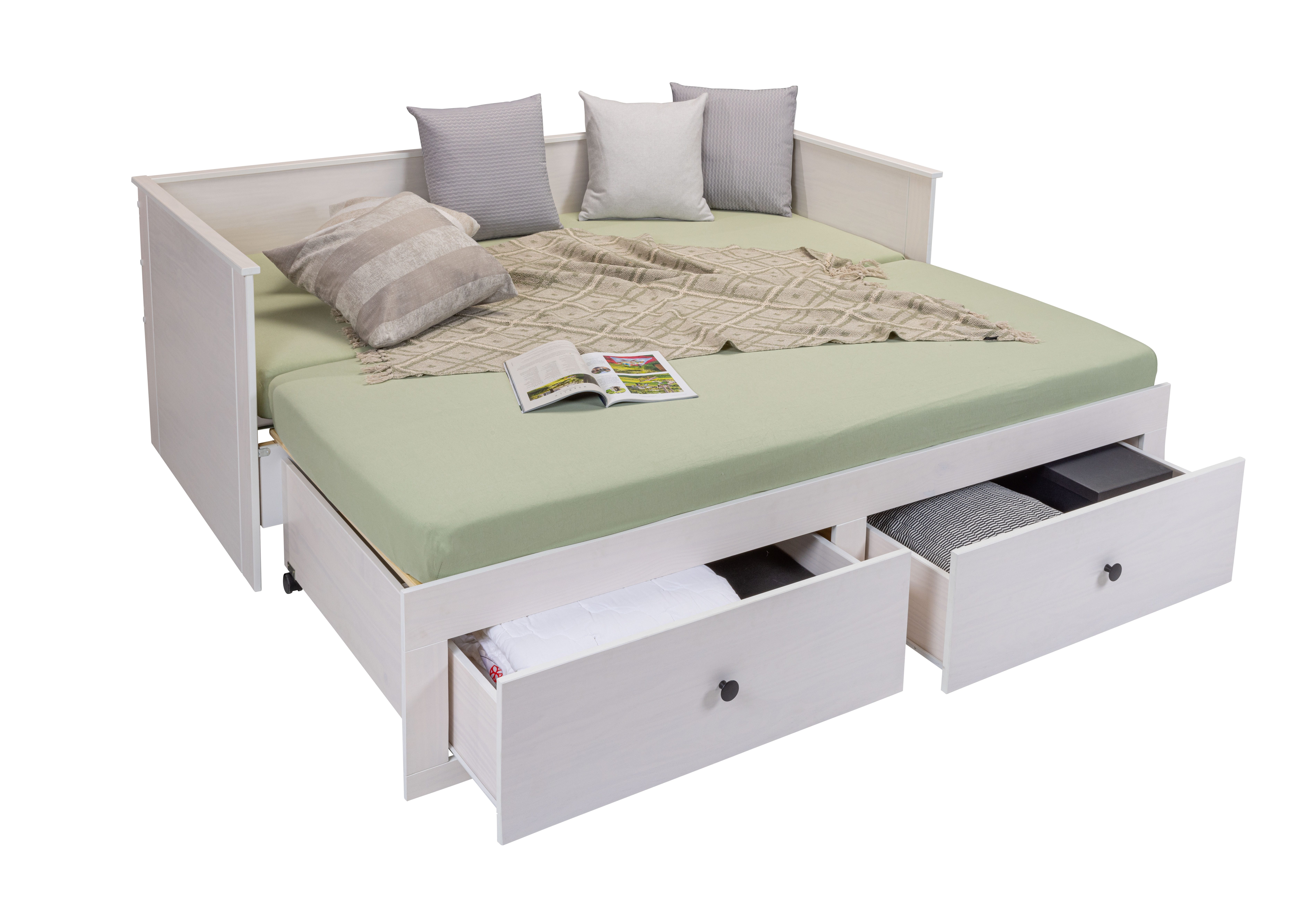 Inter Link Bett Ausziehbett 90x200cm BREDA