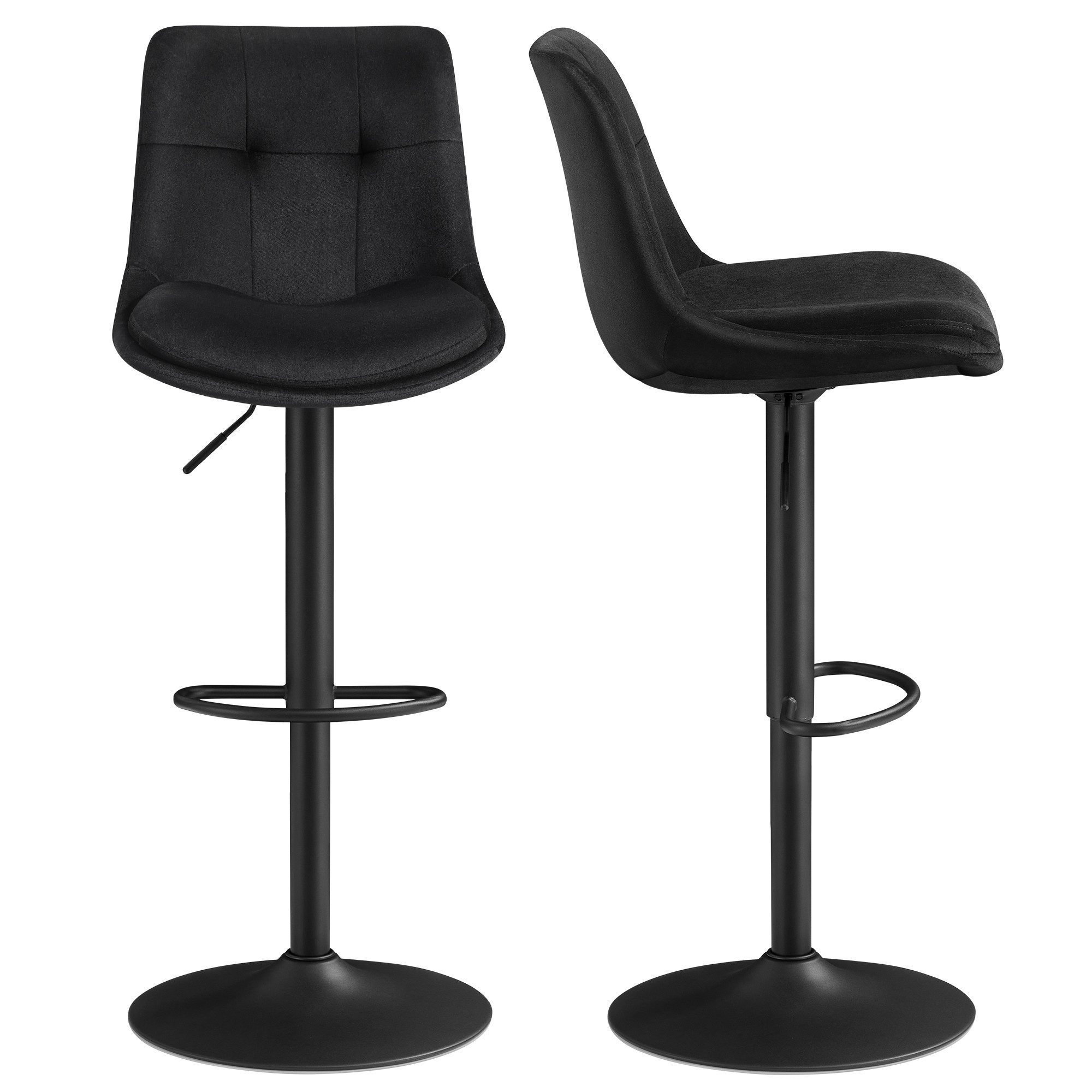 VASAGLE Barhocker Barstühle (Set, 2 St), 2 Barstühle, Barhocker höhenverste günstig online kaufen