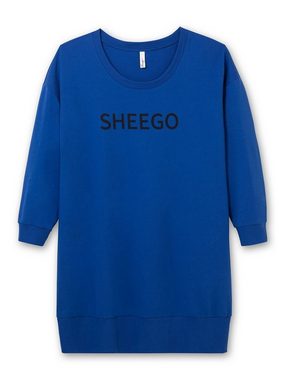 Sheego Sweatkleid Große Größen mit Logo-Frontdruck