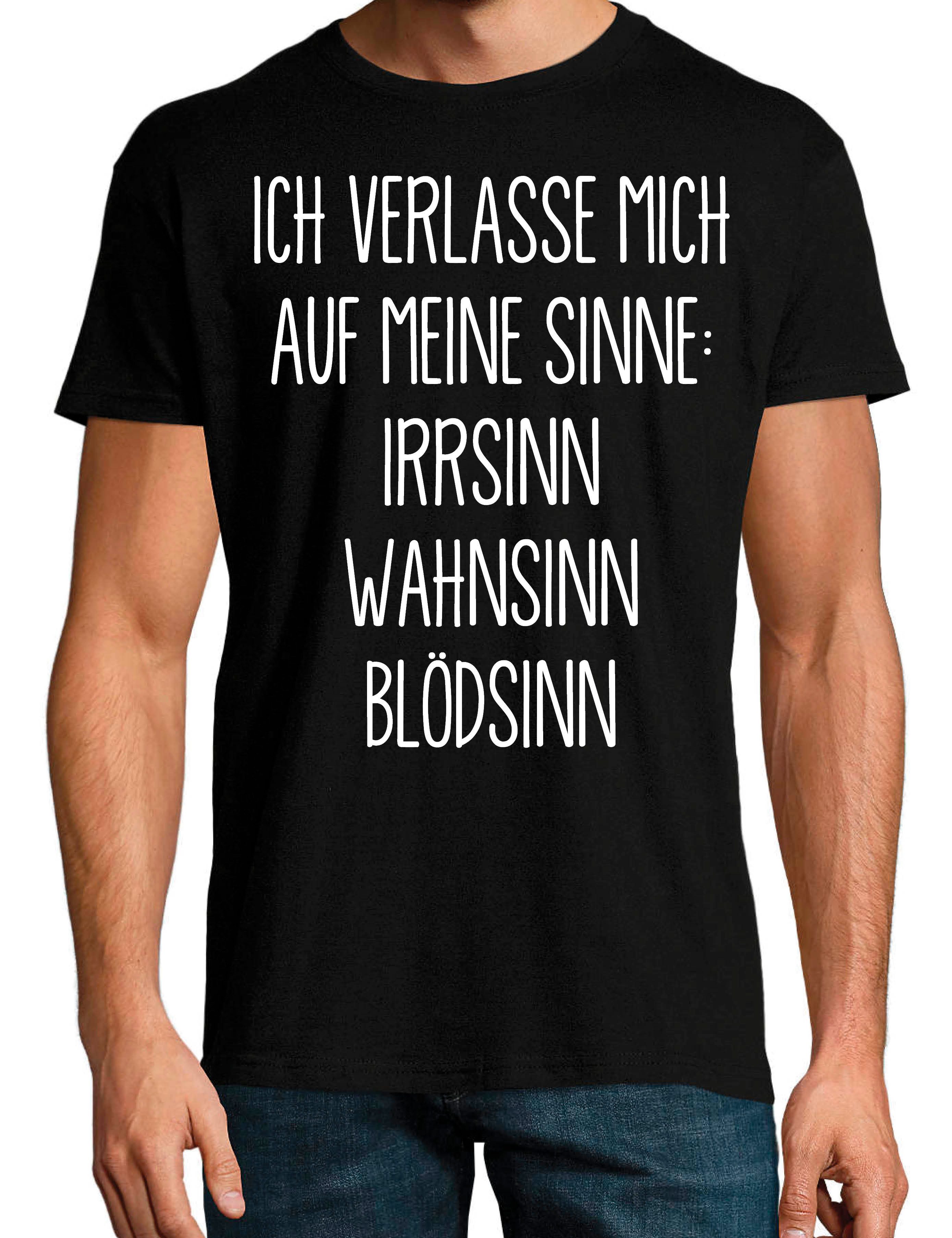 Youth Designz Print-Shirt Herren T-Shirt "Ich verlasse mich auf meine Sinne günstig online kaufen