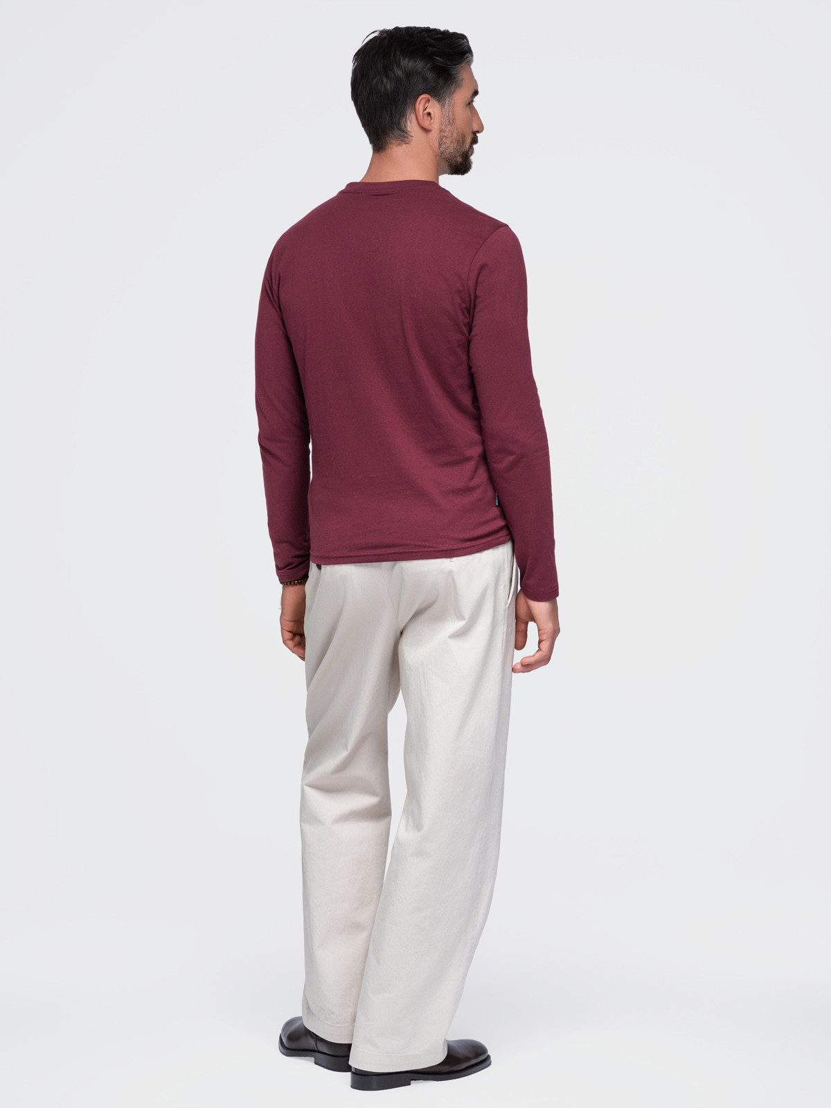 OMBRE Longsleeve Longsleeve für Herren mit V-Ausschnitt. – Bild 5 von 5