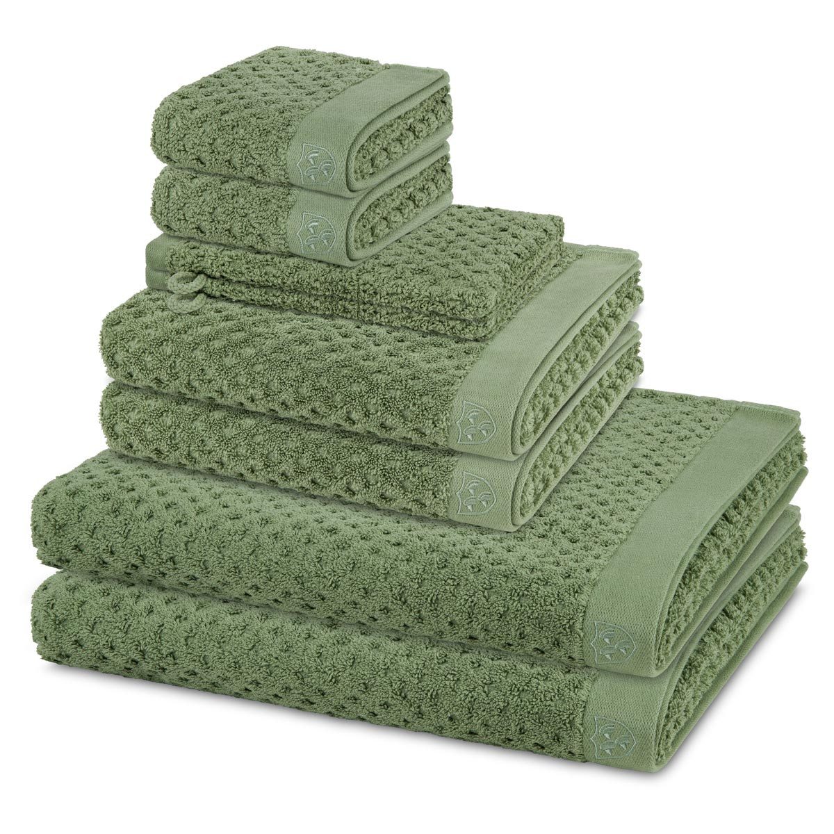 ROSS Handtuch Set Harmony, Walkfrottee (Spar-Set, 8-St), 2 X Wasch- 2 X Gäs günstig online kaufen