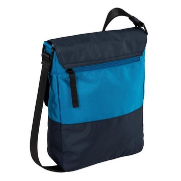 TOM TAILOR Umhängetasche Tom Tailor STUART,Handtasche mit Klappe M top zip, mixed blau