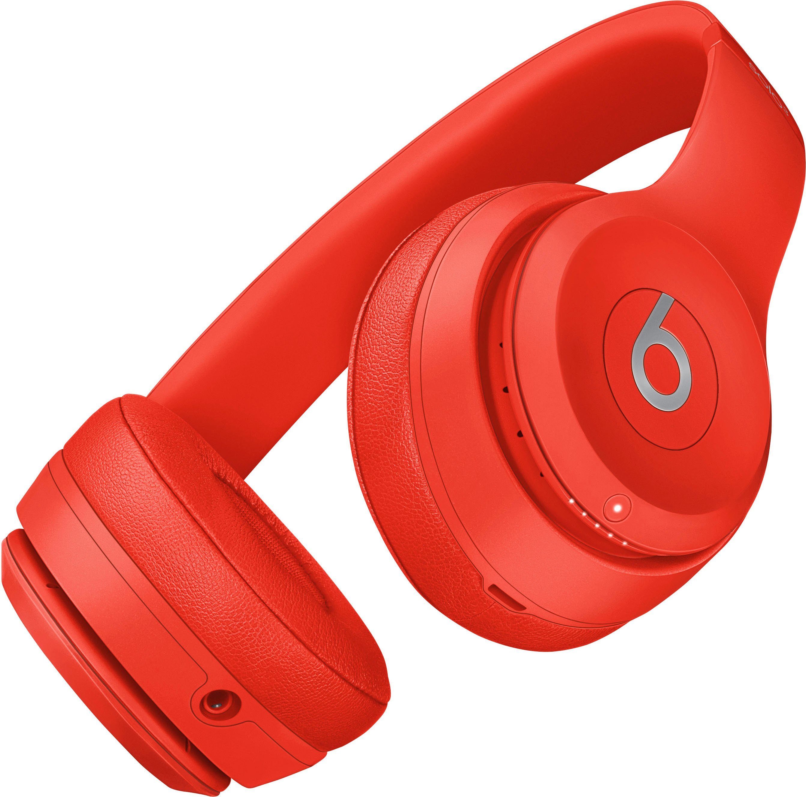 Beats by Dr. Dre wireless Siri, (Freisprechfunktion, Solo Bluetooth) rot Geräuschisolierung, 3 Sprachsteuerung, Kopfhörer