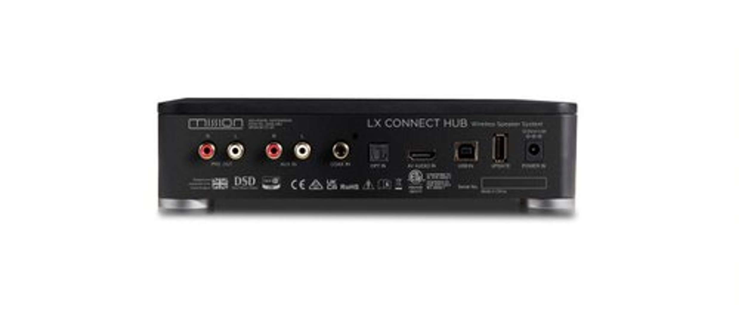 LX Hub) Lautsprecher Connect (2 kabellose und Wireless Mission Lautsprecher Walnuss