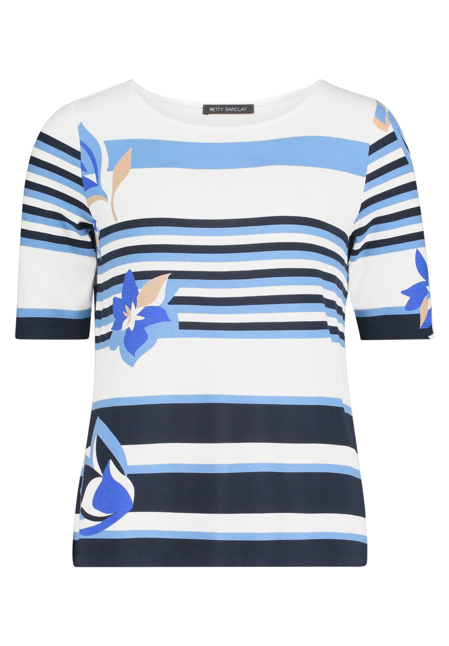 Betty Barclay Kurzarmshirt Damen mit Ringel (1-tlg) günstig online kaufen