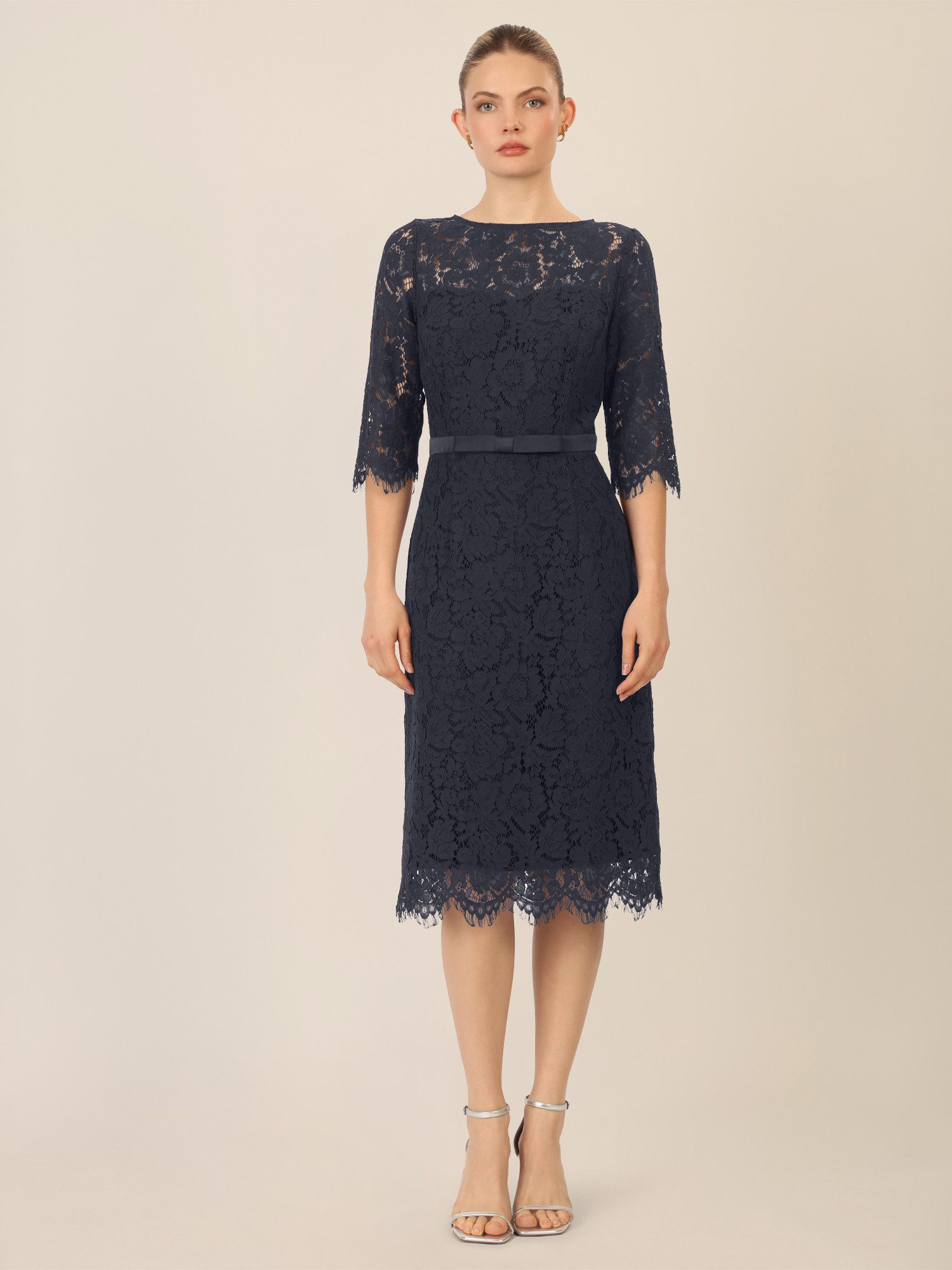 Apart Abendkleid mit Schleifen-Gürtel günstig online kaufen