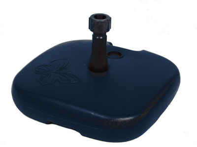 Spetebo Kunststoffschirmständer Sonnenschirmständer Kunststoff - blau / 20 Liter, für Stöcke bis Ø 32 mm