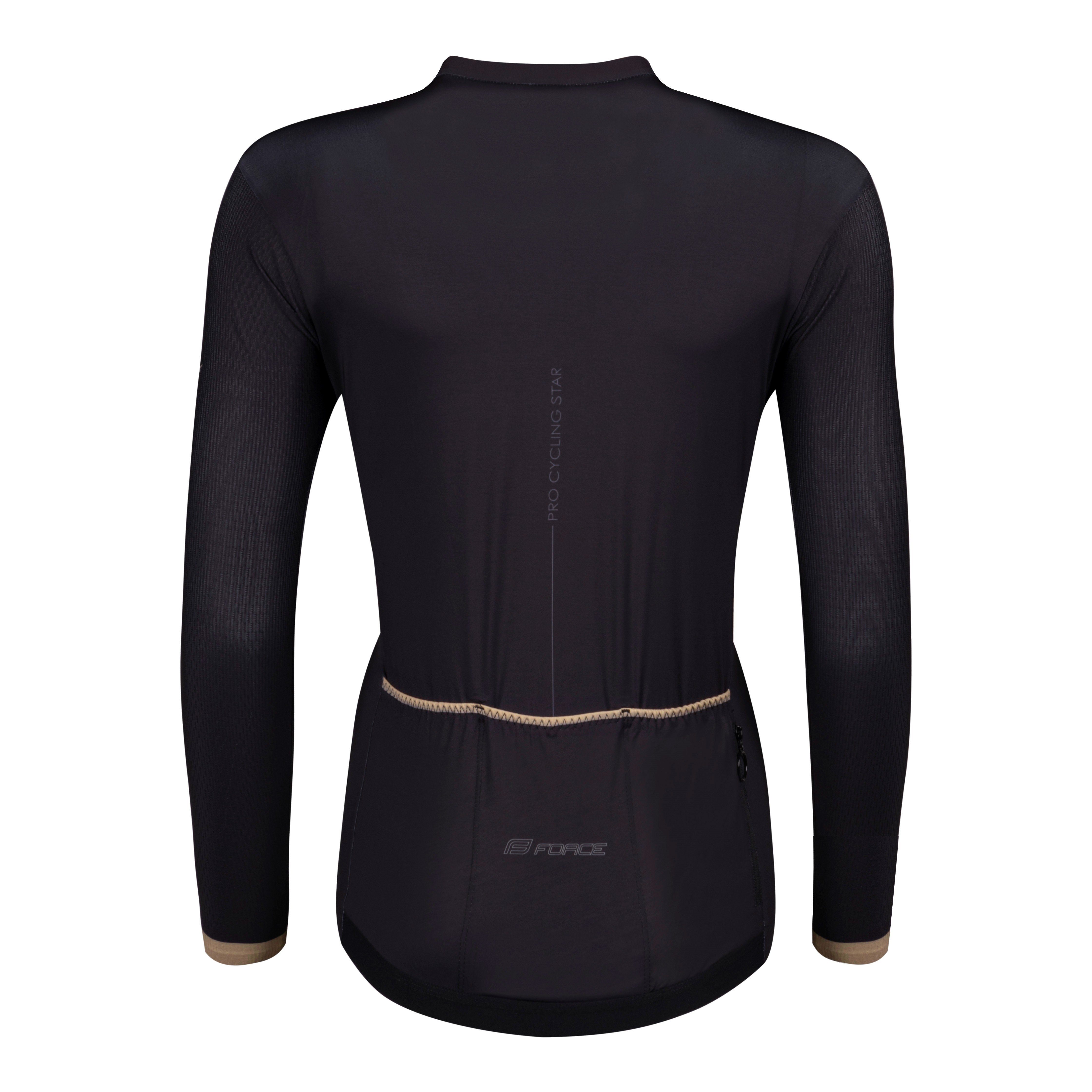 FORCE Radtrikot Jersey FORCE GOLD LADY langärmelig %%% günstig online kaufen