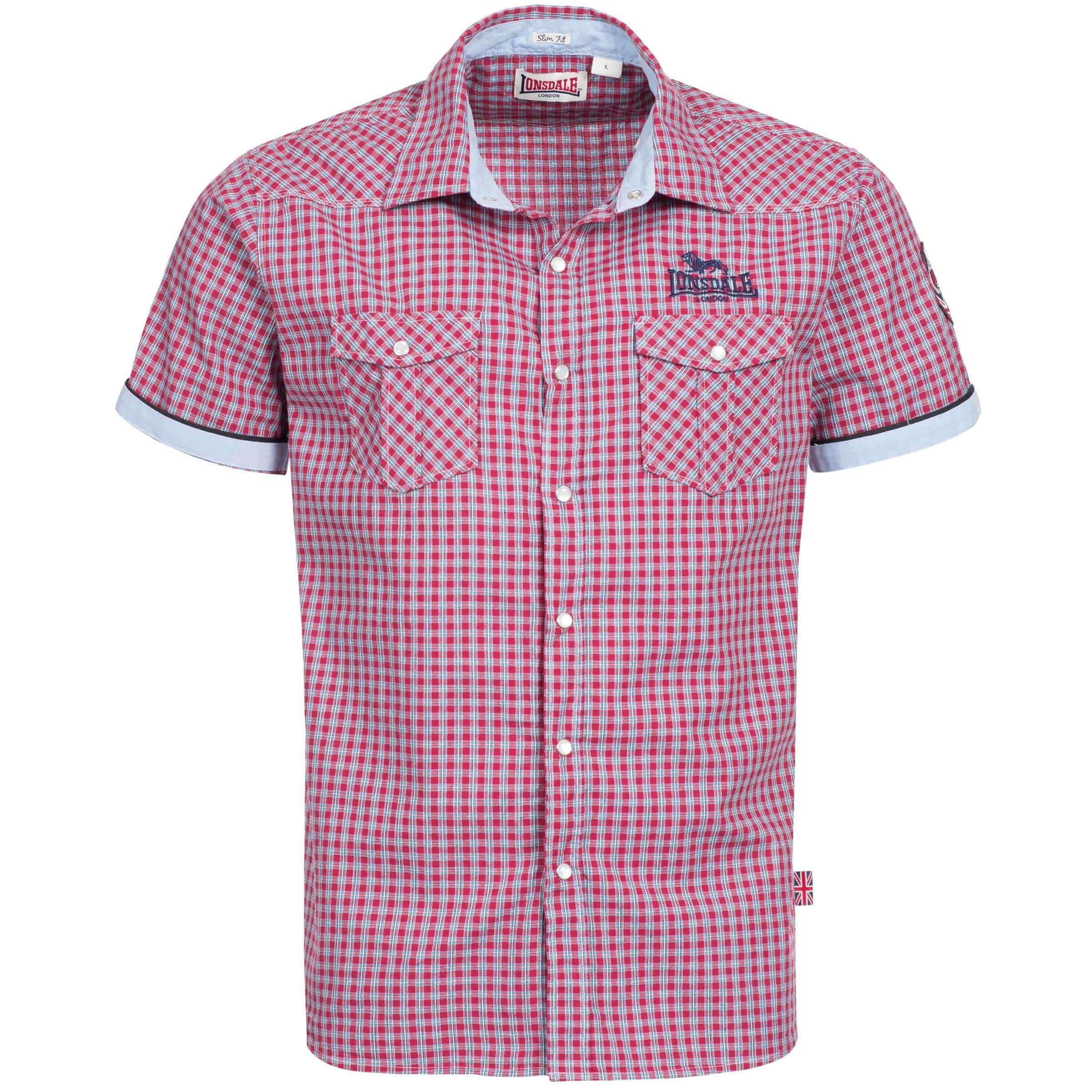 Lonsdale Outdoorhemd Lonsdale Herren Kurzarmhemd Berny günstig online kaufen