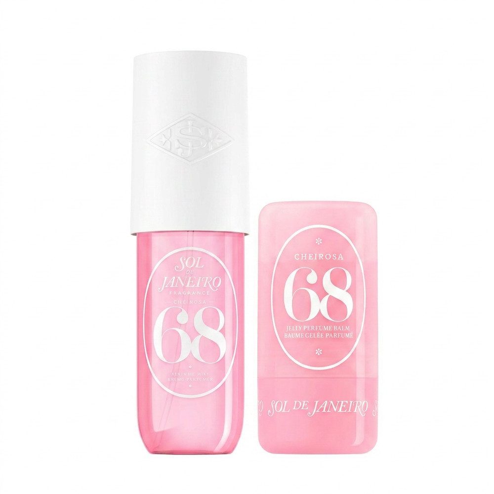 Sol de Janeiro Gesichts- und Körperspray Sol de Janeiro Cheirosa 68 Body Spray und Jelly Perfume Balm Duo, Duft Duo für langanhaltenden Cheirosa 68 Duft