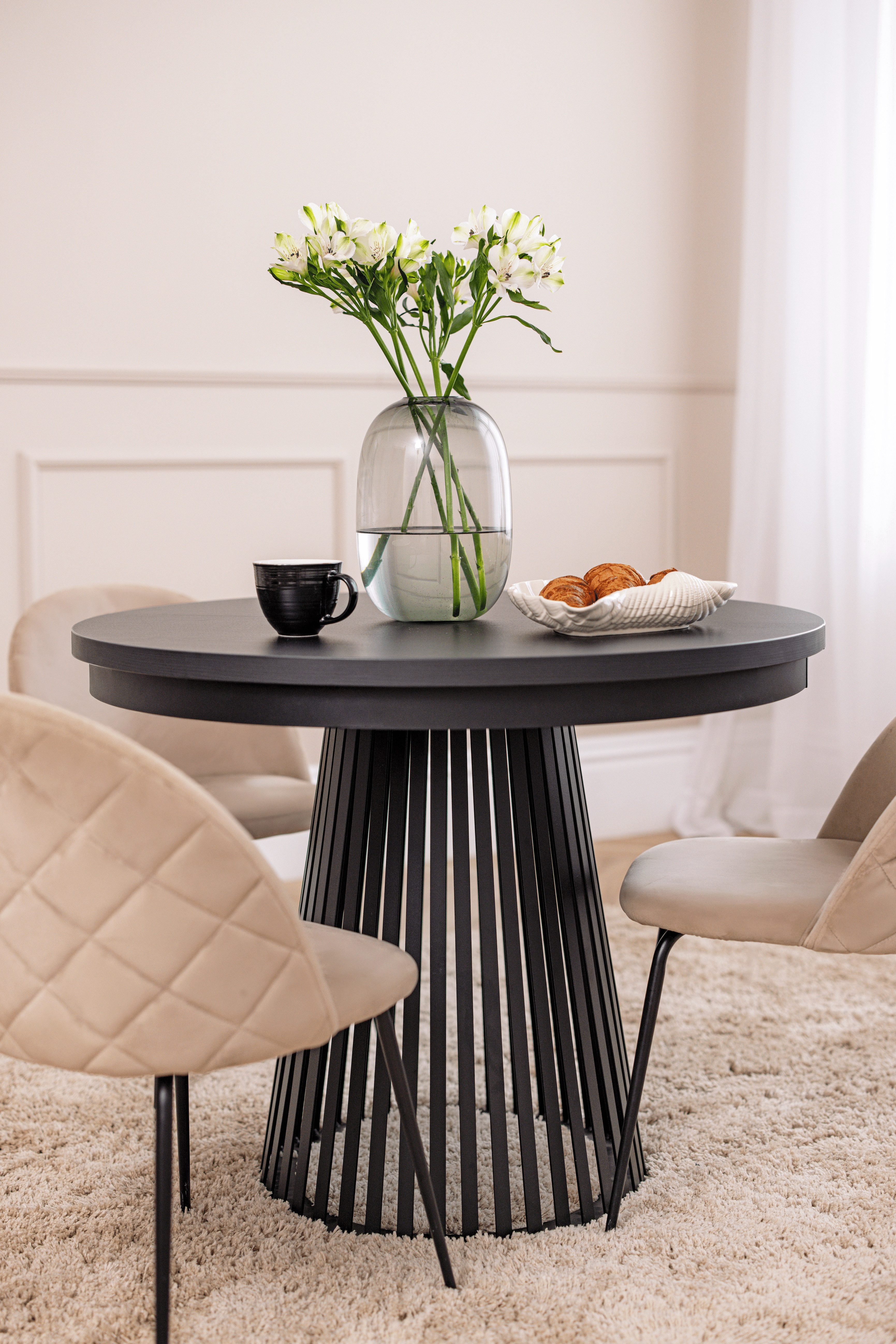 WFL GROUP Esstisch Scala Black (100 günstig online kaufen