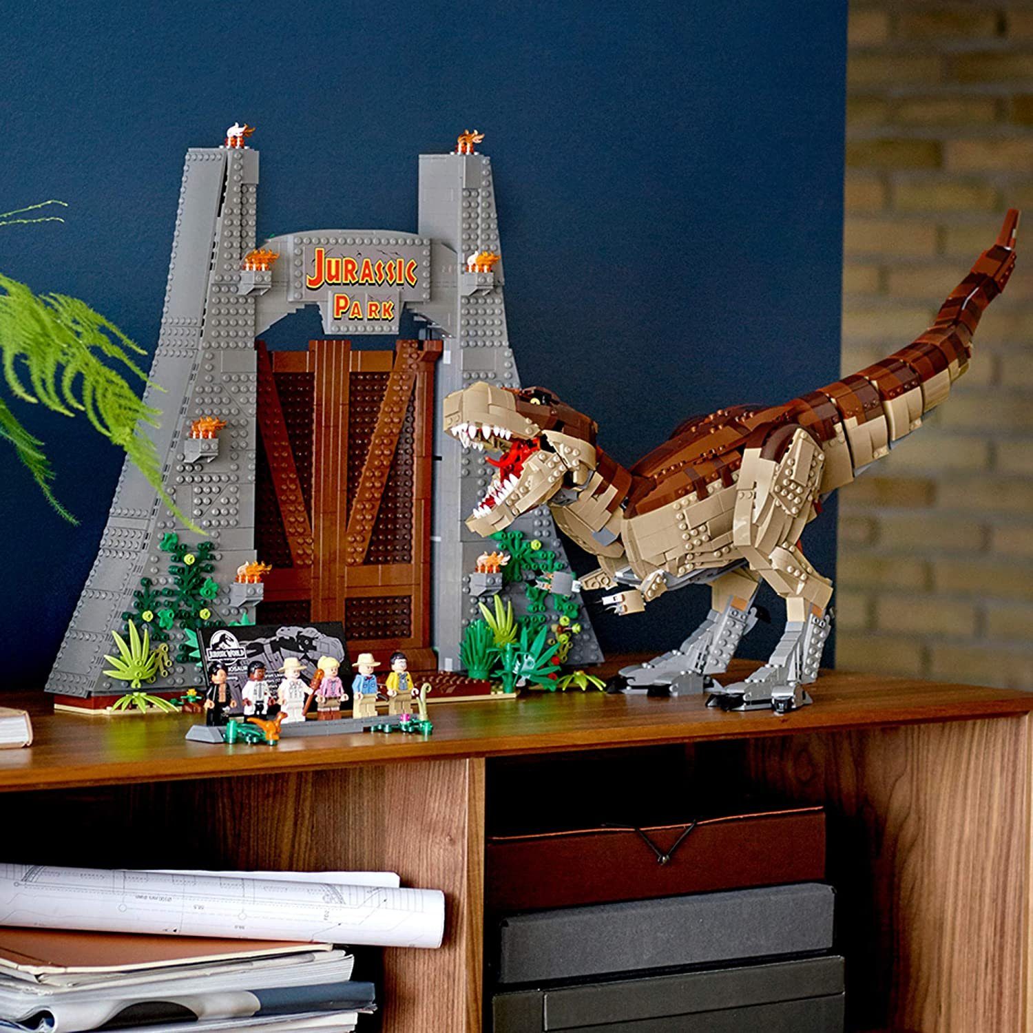 LEGO® Jurassic World - Jurassic Park: T. Rex' Verwüstung (75936) Spielbausteine, (3120 St)