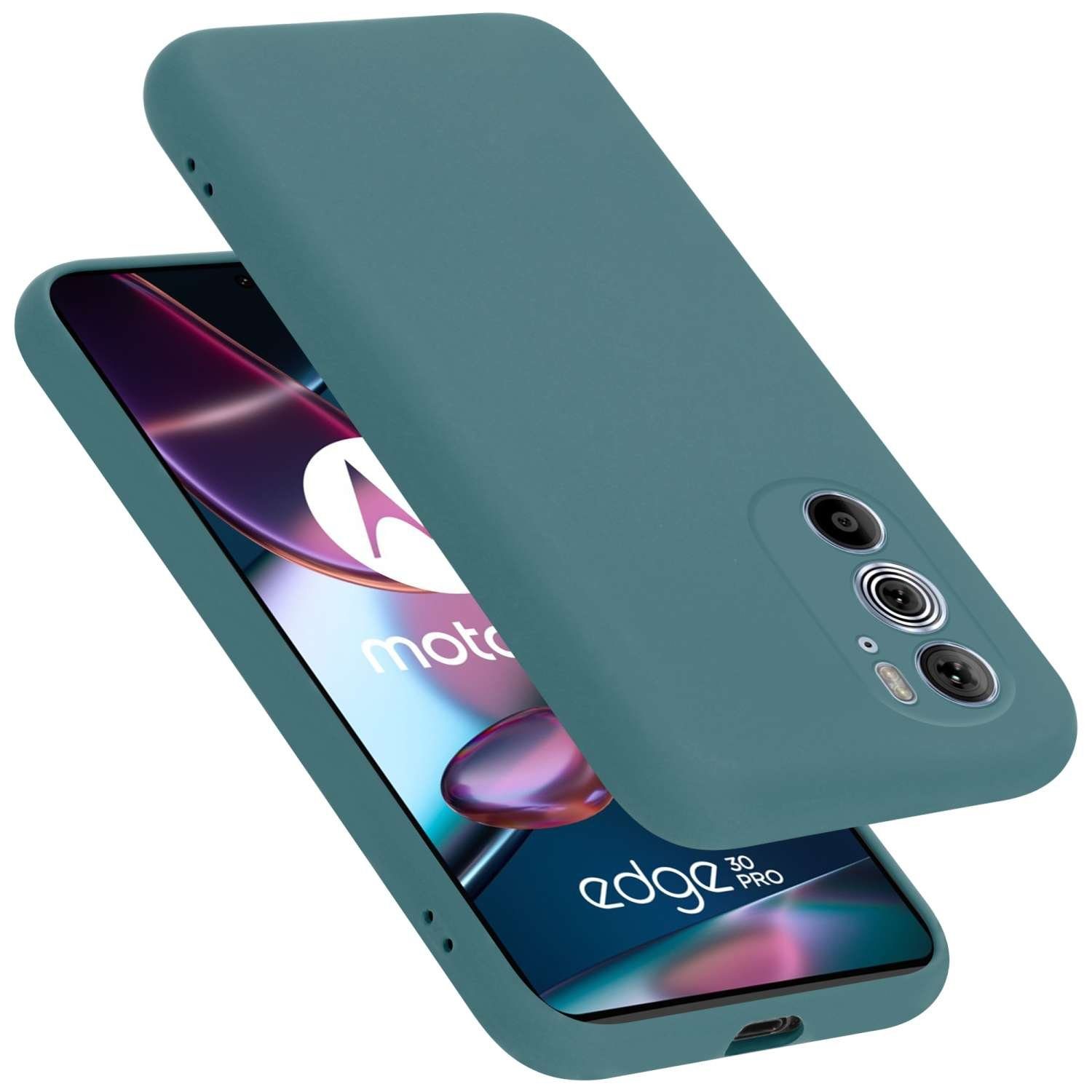 Cadorabo Handyhülle für Motorola EDGE+ Hülle Motorola EDGE+, Flexible Hülle TPU Silikon Schutzhülle Back Cover Case