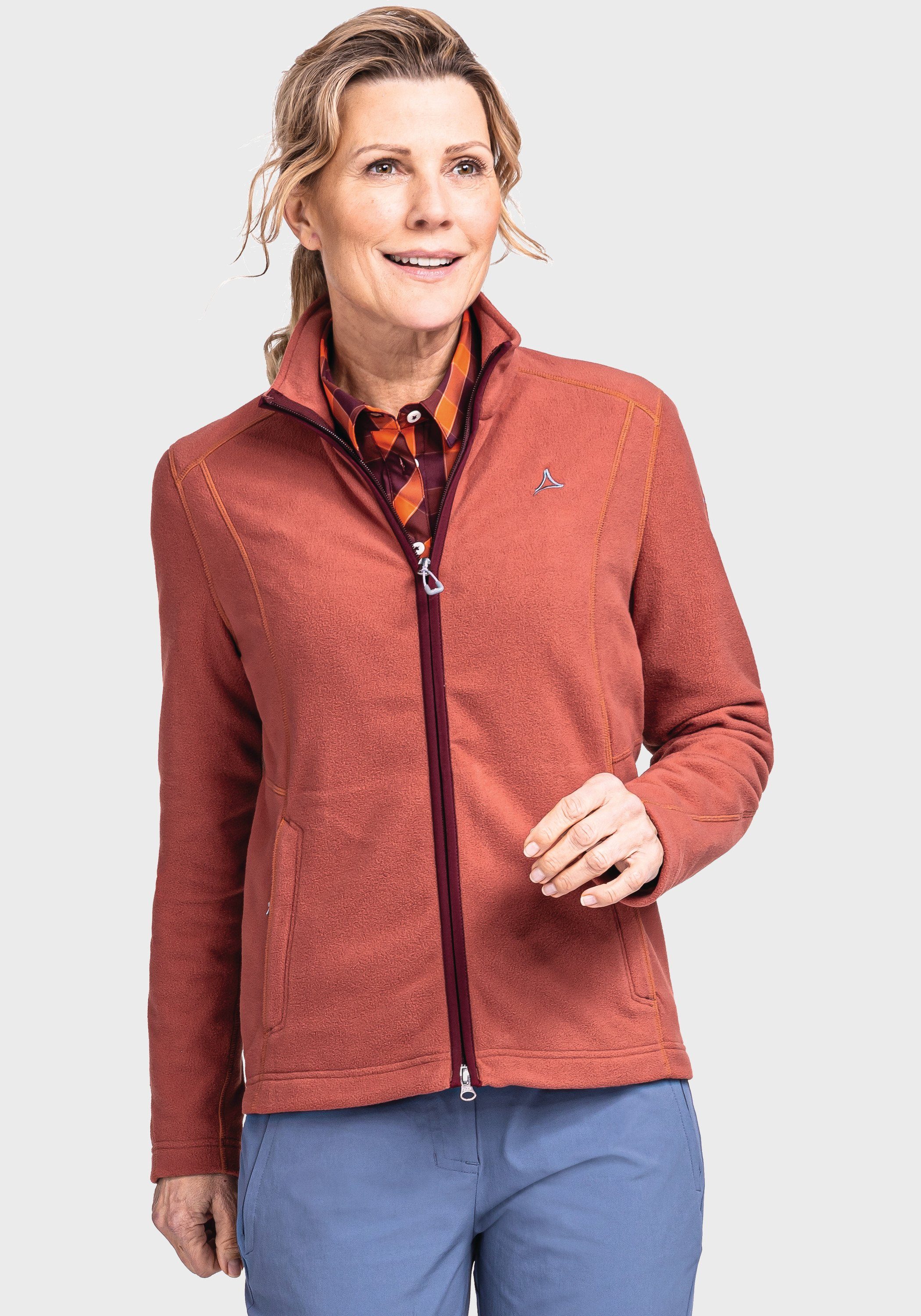 Schöffel Jacket Fleece Leona3 Fleecejacke rot