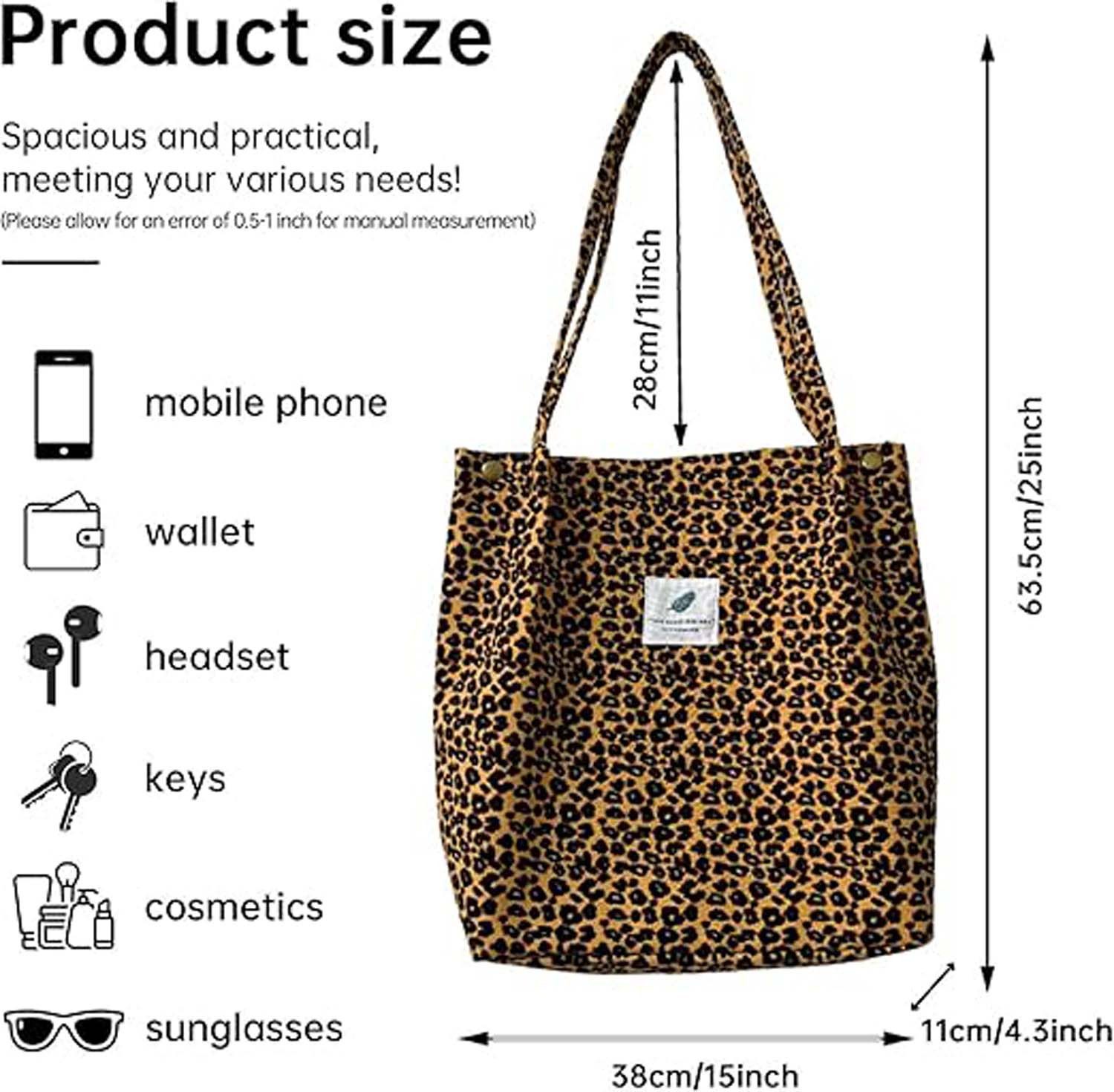 Coonoor Schultertasche Damen Grosse Kapazität Canvas günstig online kaufen