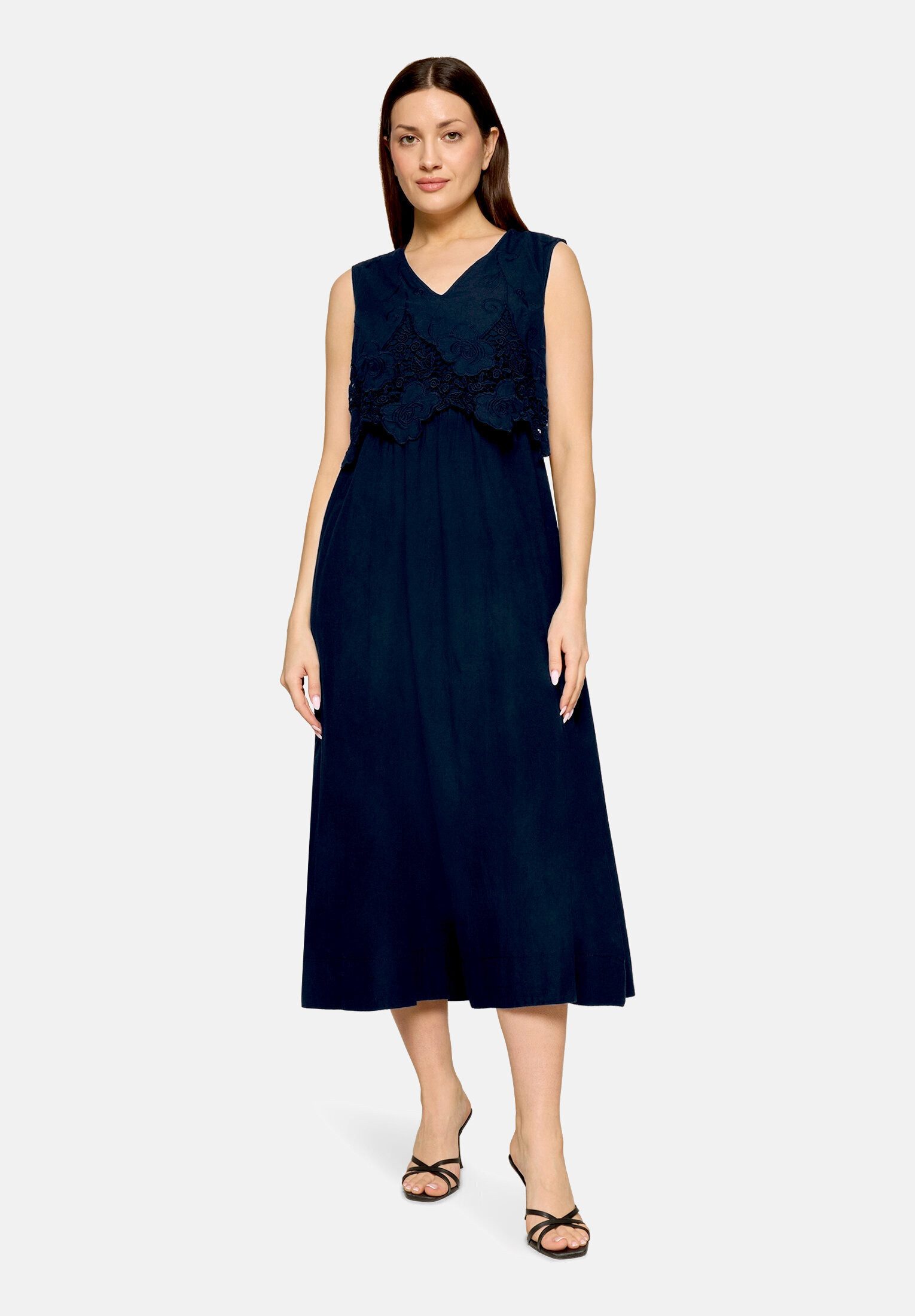 Betty Barclay Midikleid Damen mit V-Ausschnitt
