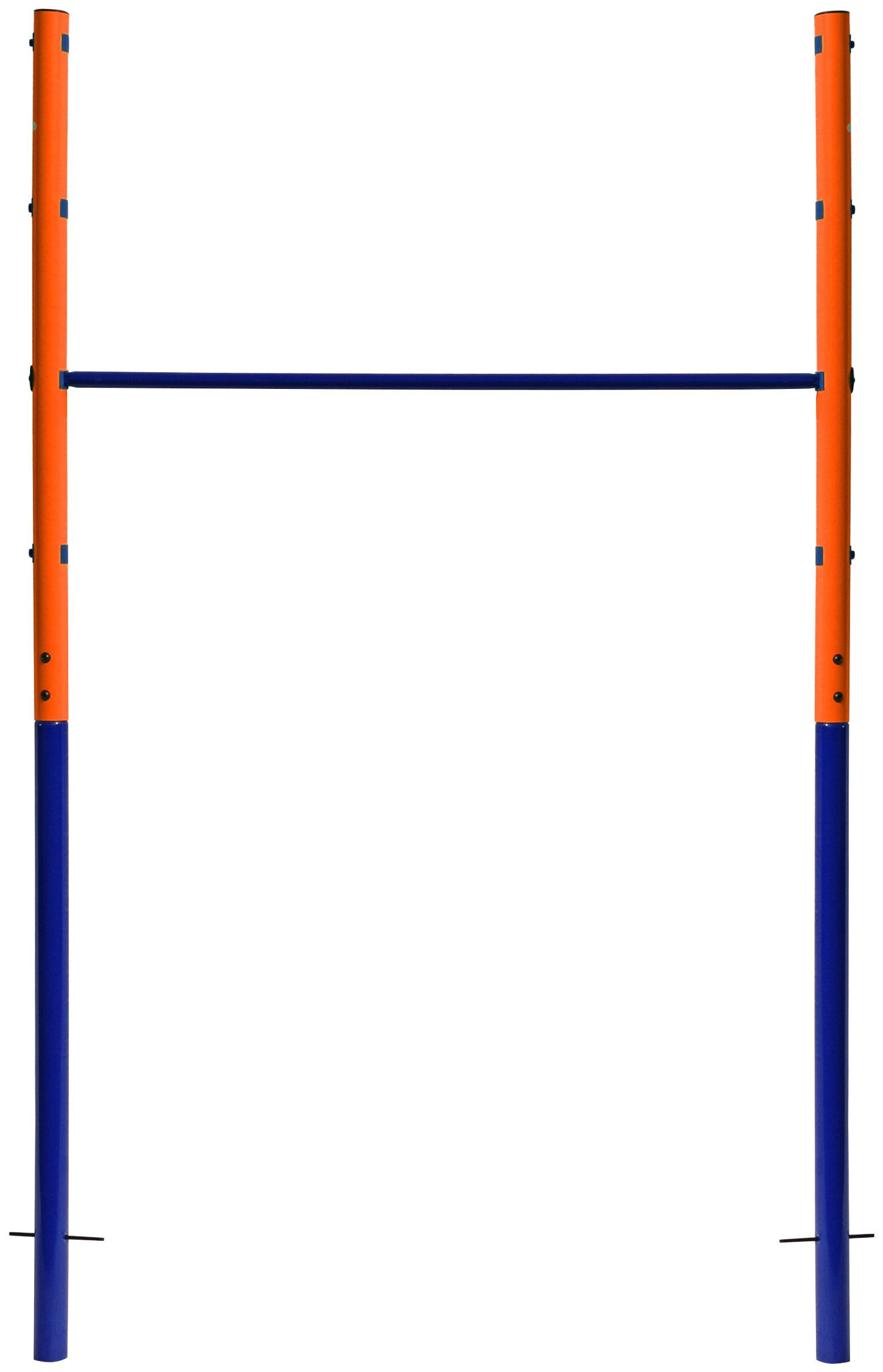 Best Sporting Turnreck 61392 Laura Spielplatz, blau/orange/blau, 3 verstellbare Höhen ca. 97-123-150 cm