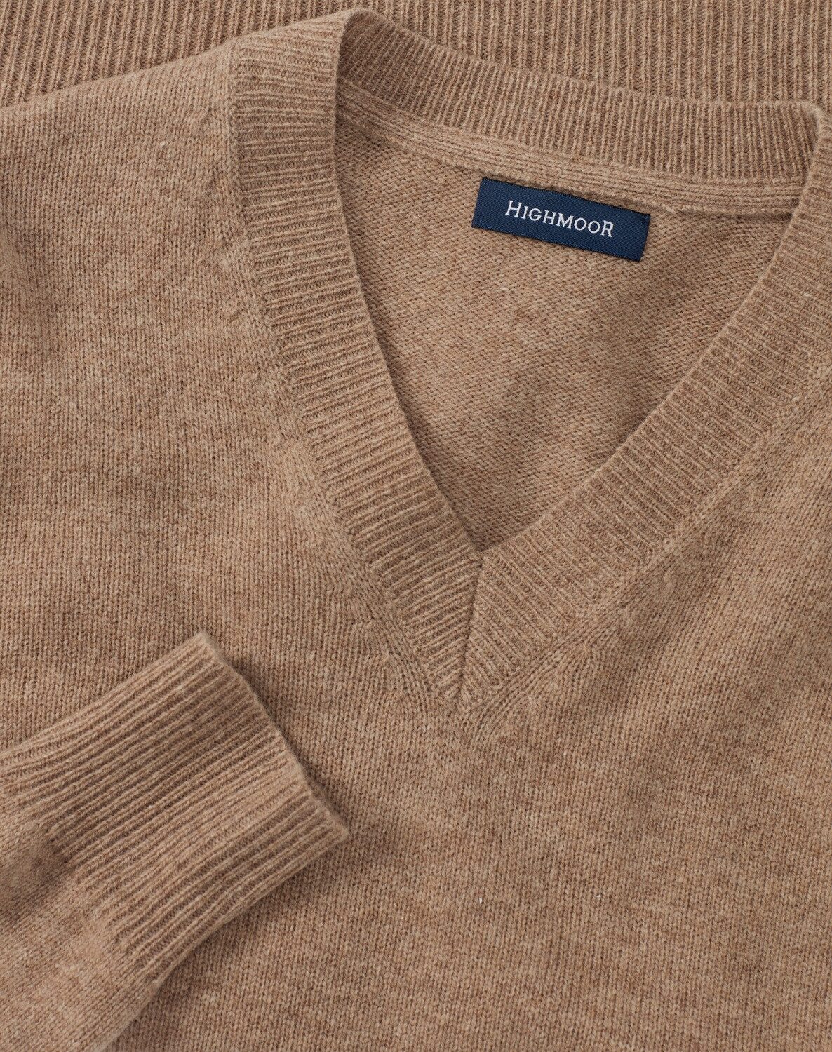 Highmoor Strickpullover V-Pullover aus Lambswool