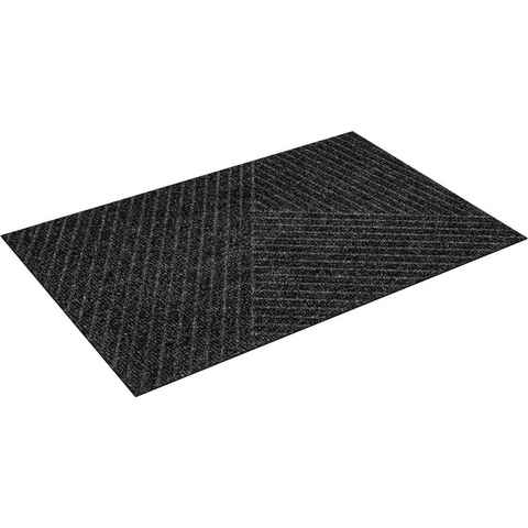 Fußmatte Stripes, wash+dry by Kleen-Tex, rechteckig, Höhe: 8 mm, Schmutzfangmatte, dezentes Streifen Design, waschbar