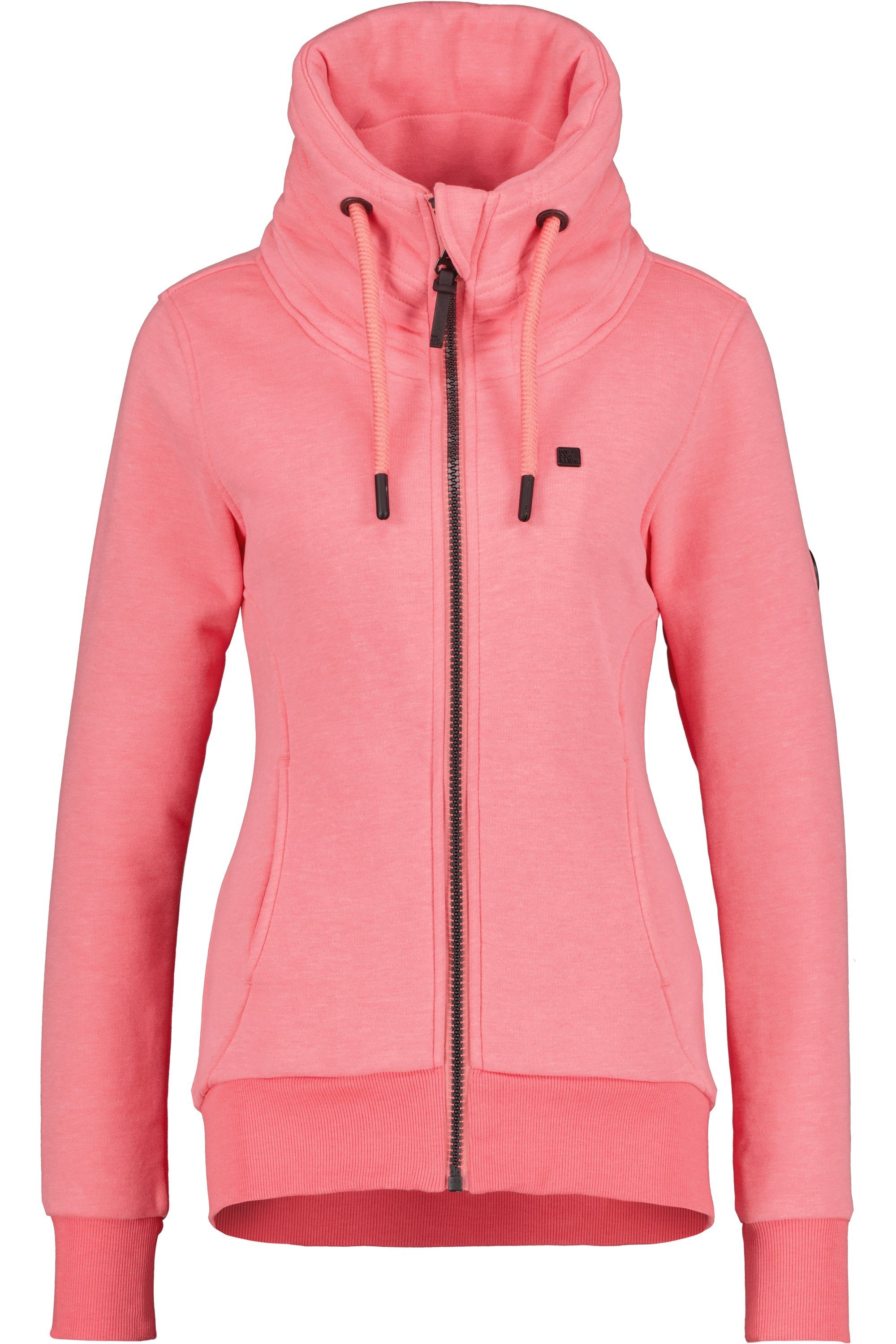 Sweatjacke Sweatjacke & Kickin VivianAK Sweatjacket Alife peach Damen