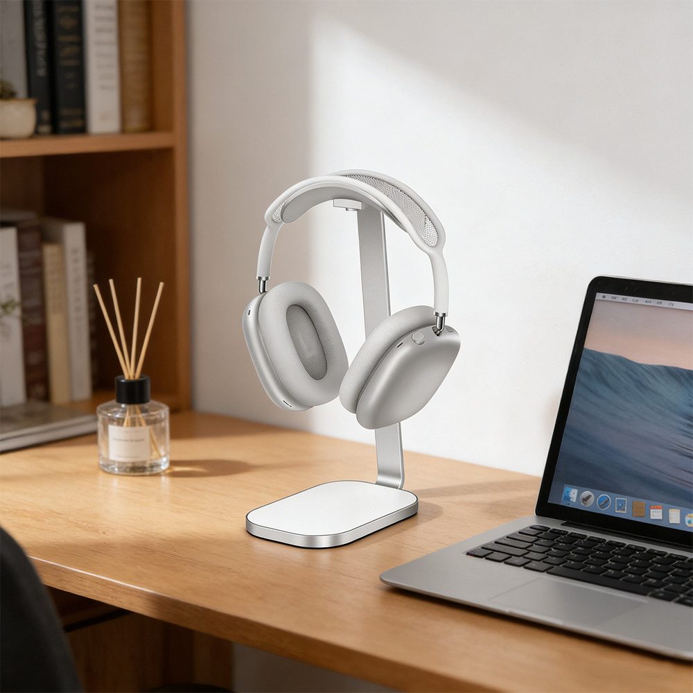 TUWENA Kopfhörerständer Kopfhörer Ständer, Abnehmbare Schwerer Gaming Headset Halterung, (Headset Halterung mit Rutschfestem Silikon, für Alle Kopfhörergrößen)