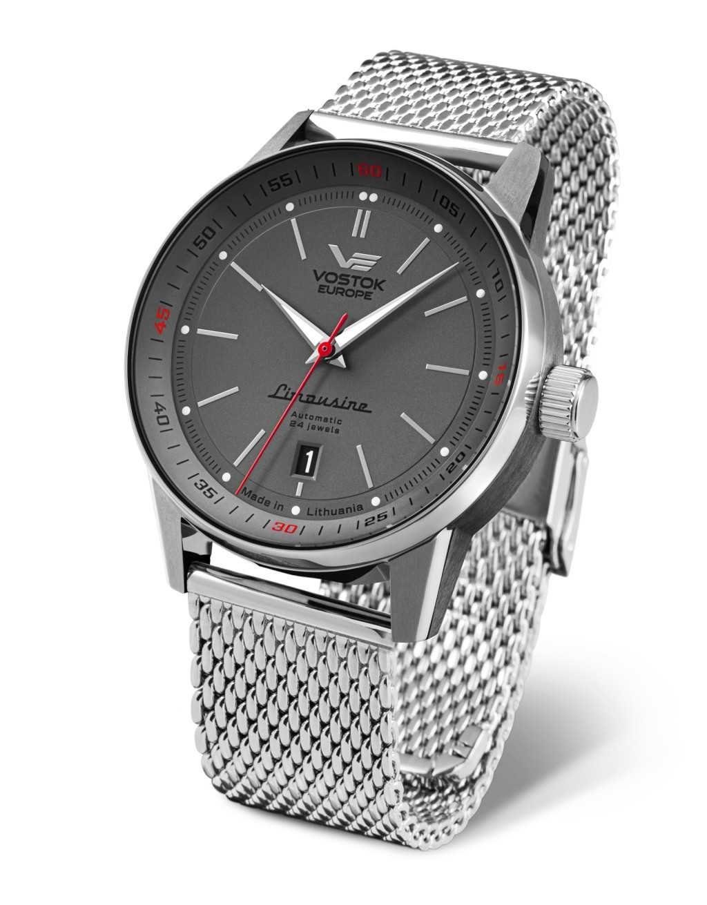 Vostok Europe Automatikuhr GAZ14 Limousine Herrenuhr – Edelstahlband, 43 mm günstig online kaufen