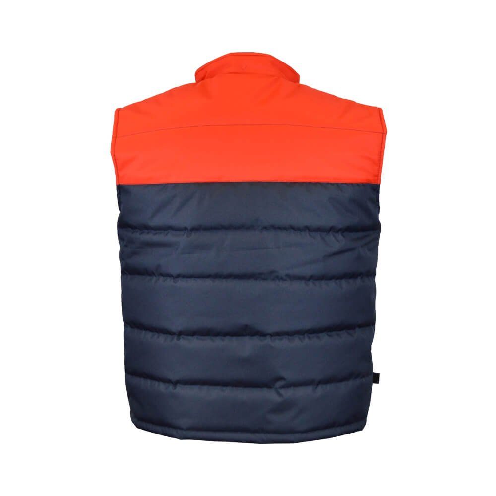 workawear Arbeitsweste Arbeitsweste Weste Herren Outdoor funktional Warm Rot Steppweste und