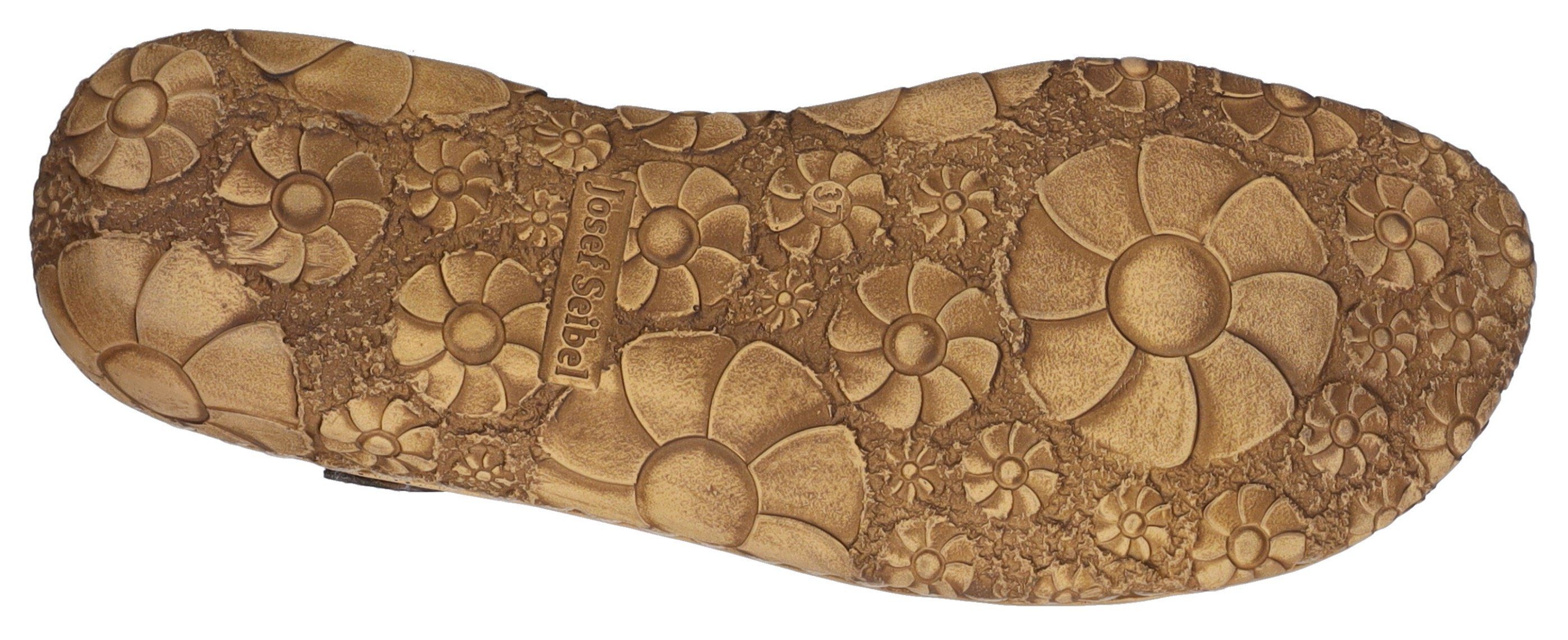 Seibel Josef 44 braun-kombiniert gepolsterter ROSALIE Innensohle Sandale mit weich