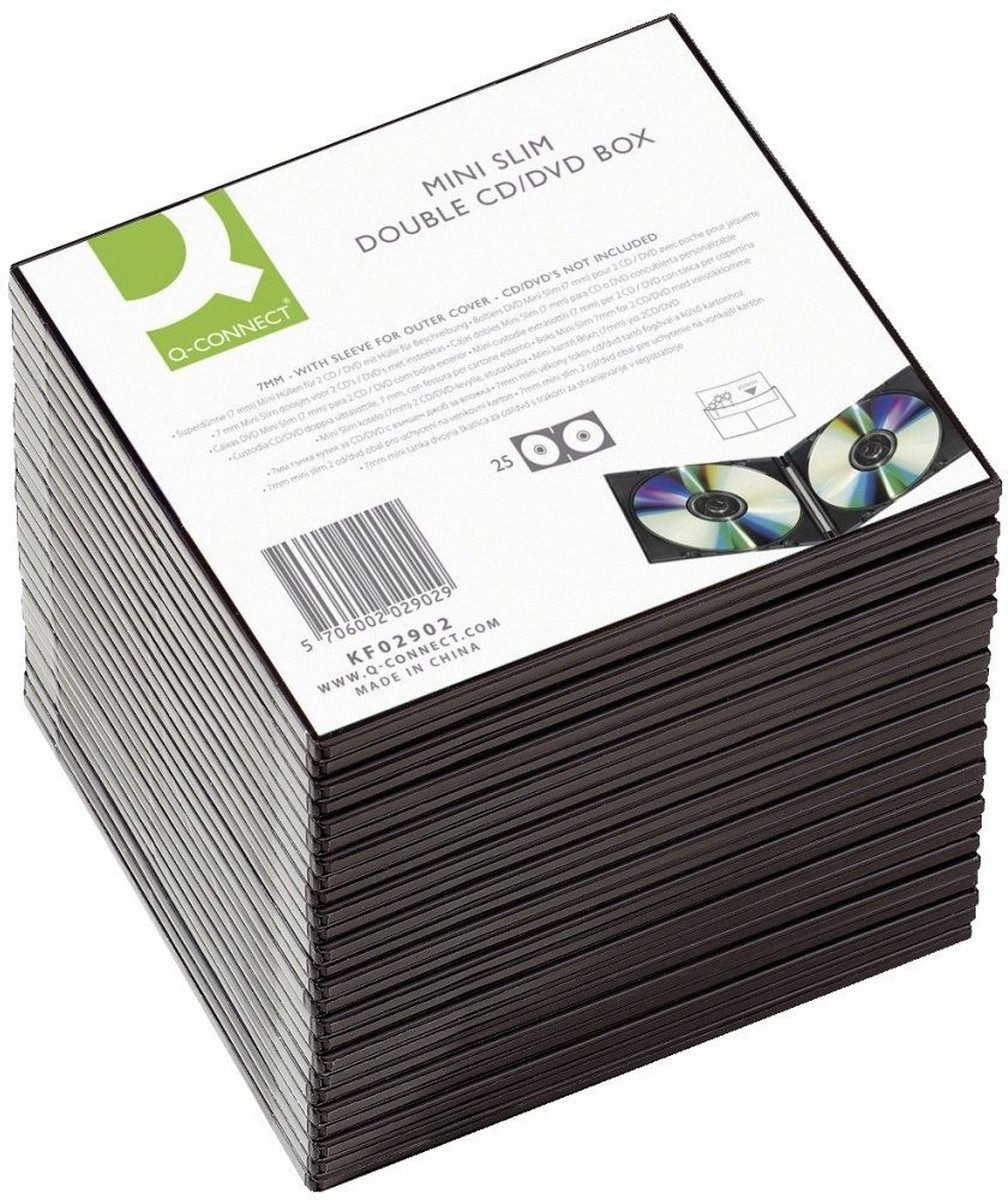 Wanapure CD-Aufbewahrungsbox – 6-teiliges Set, Faltbar, Für Bis Zu 120 CDs, 28x15x8 Cm