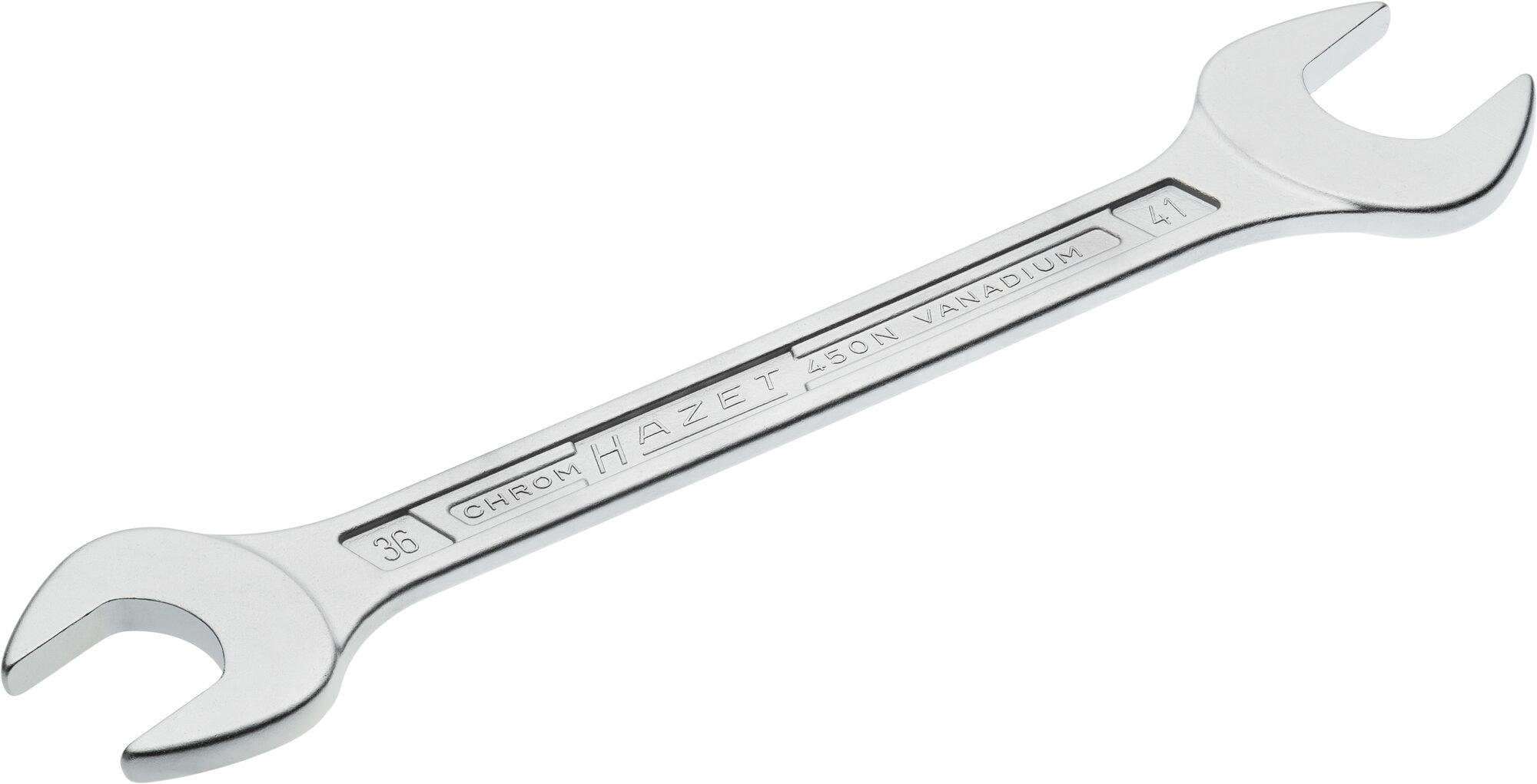 HAZET Maulschlüssel Doppel-Maulschlüssel 450N-36X41 ∙ Außen Sechskant Profil ∙ 36 x 41 mm