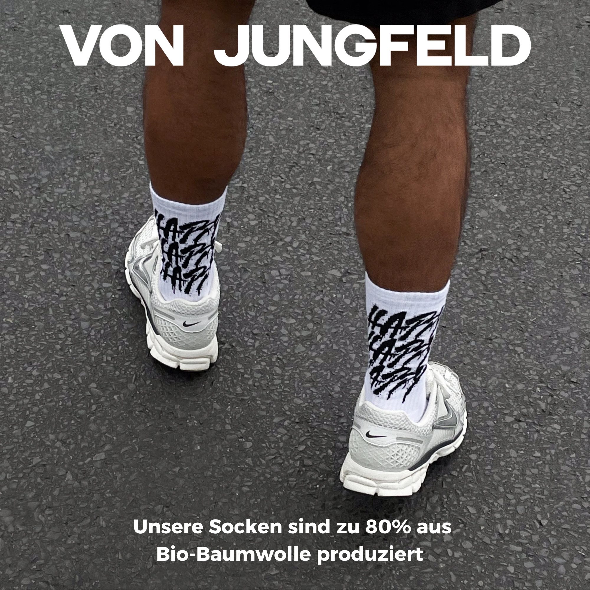 von Jungfeld Tennissocken Happy hohe Sportsocken günstig online kaufen