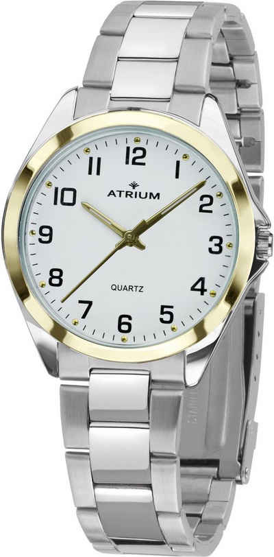 Atrium Quarzuhr A11-34, Armbanduhr, Damenuhr, Leuchtzeiger