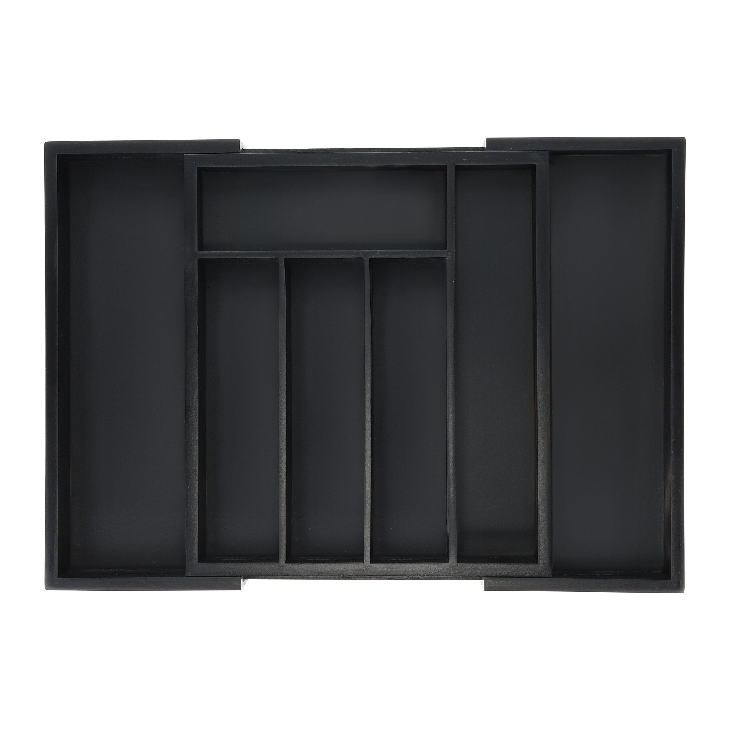 relaxdays Besteckkasten Ausziehbarer Besteckkasten