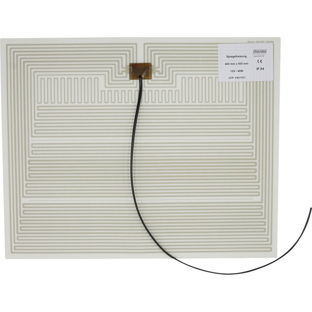 Thermo TECH Heizmatten Thermo TECH Heizfolie 12 V/AC, 12 V/DC 40 W Schutzart IPX4 (L x B) 5