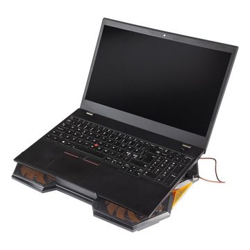 DELTACO Computer-Kühler Laptop-Kühler (1000-1300 U/min, 5x140mm Lüfter, 2xUSB), inkl. 5 Jahre Herstellergarantie