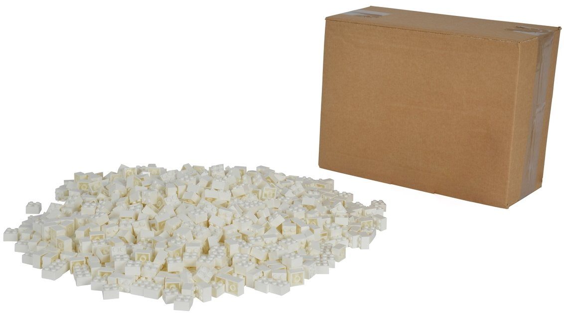 SIMBA Konstruktionsspielzeug Bausteine Blox 1000 Teile 4er weiß 104114119 Конструктора